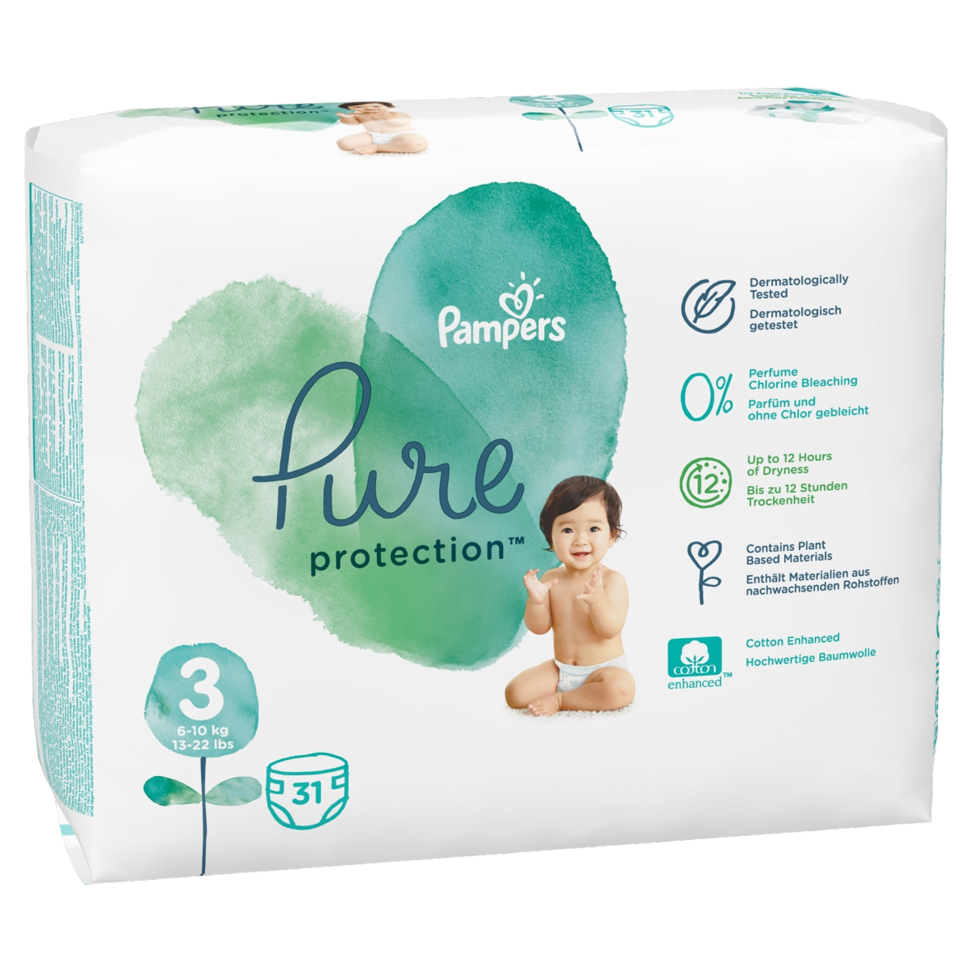 Pampers Pure ProtectionPelenka 3-as 6-10kg - 31 db-3