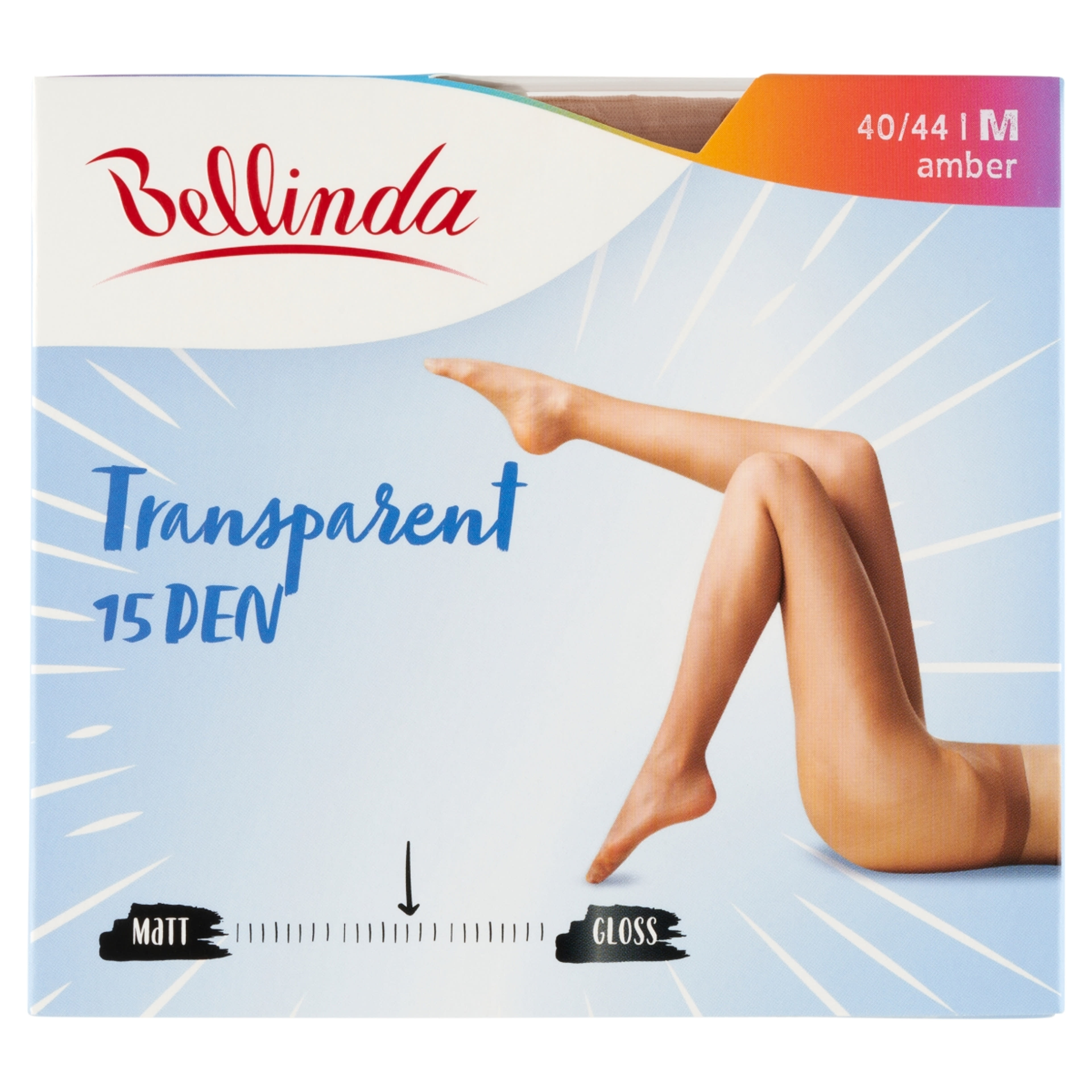 Bellinda Transparent 15 Den Amber M Harisnya - 1 db-1