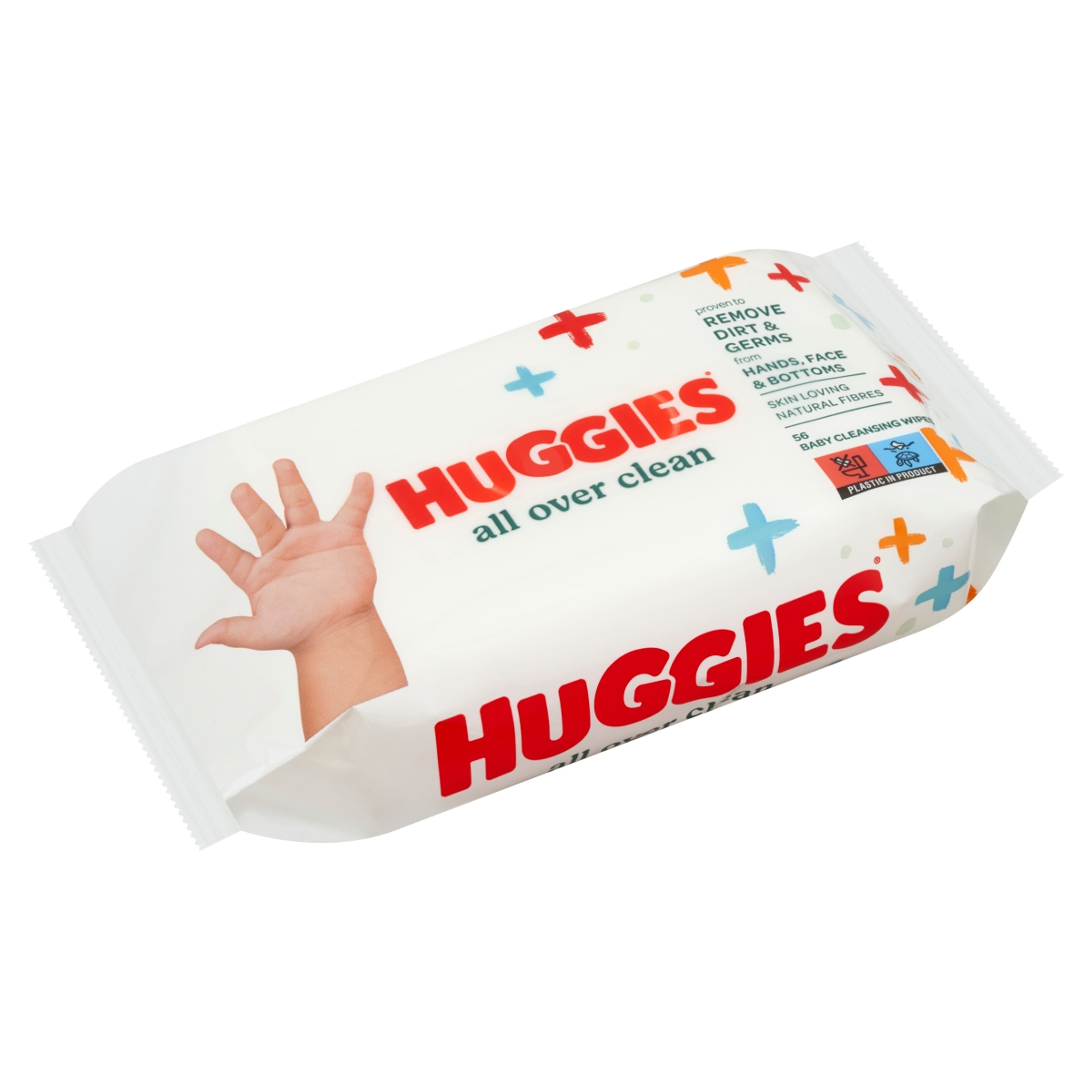 Huggies All Over Clean nedves törlőkendő - 56 db-3