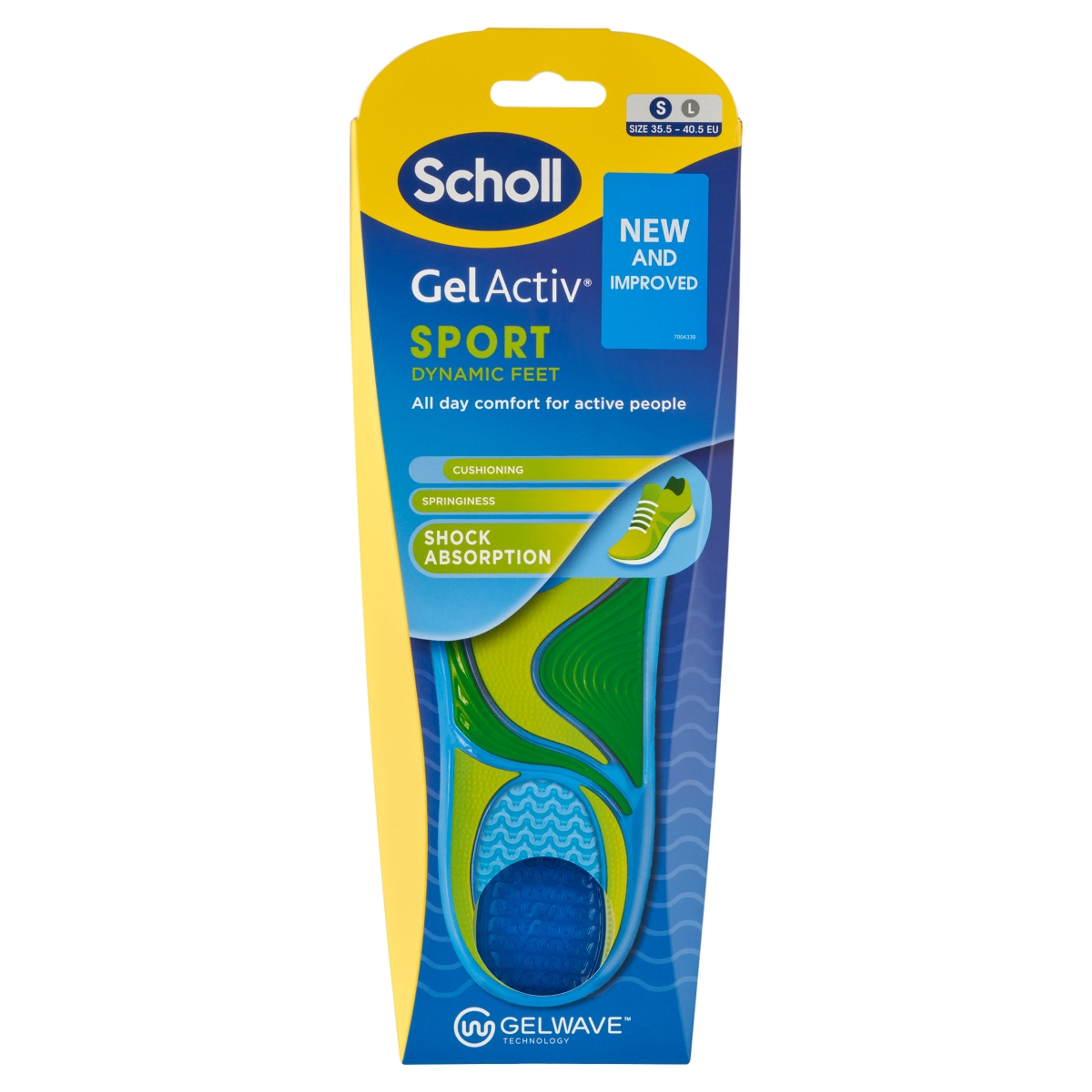 Scholl Gel Activ Sport talpbetét S méret - 2 db