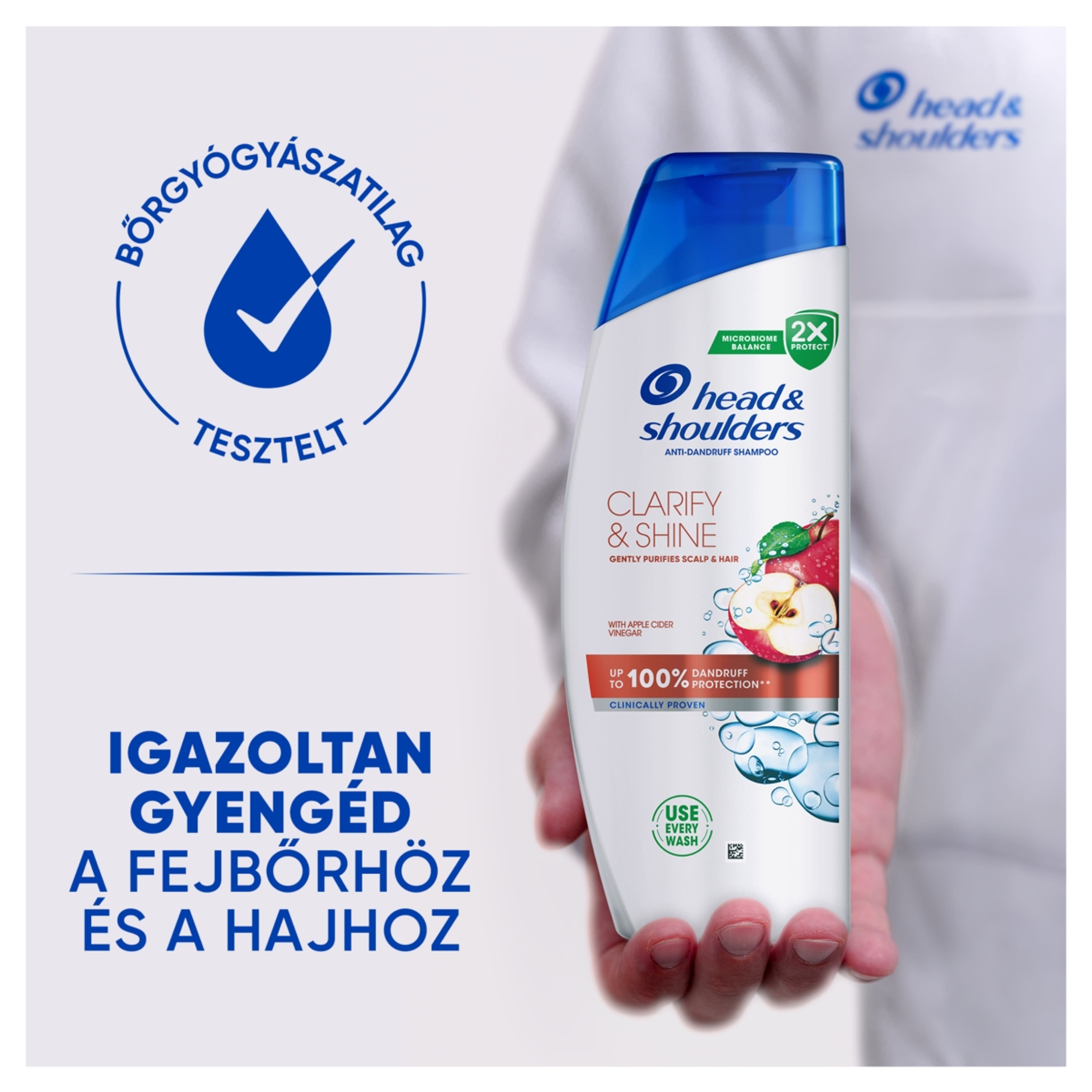 Head & Shoulders Clarify & Shine korpásodás elleni sampon - 400 ml-3