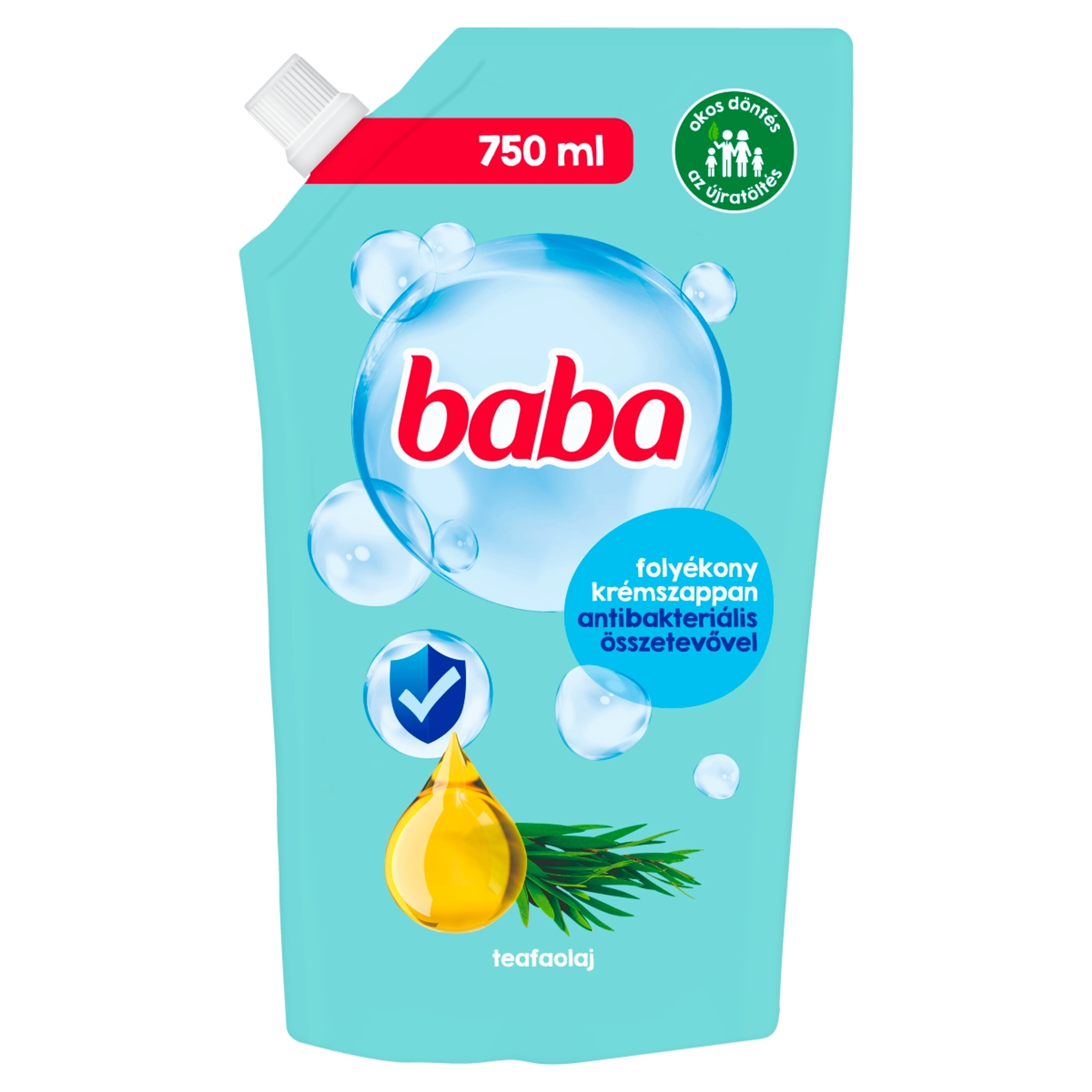 Baba folyékony krémszappan utántöltő - 750 ml