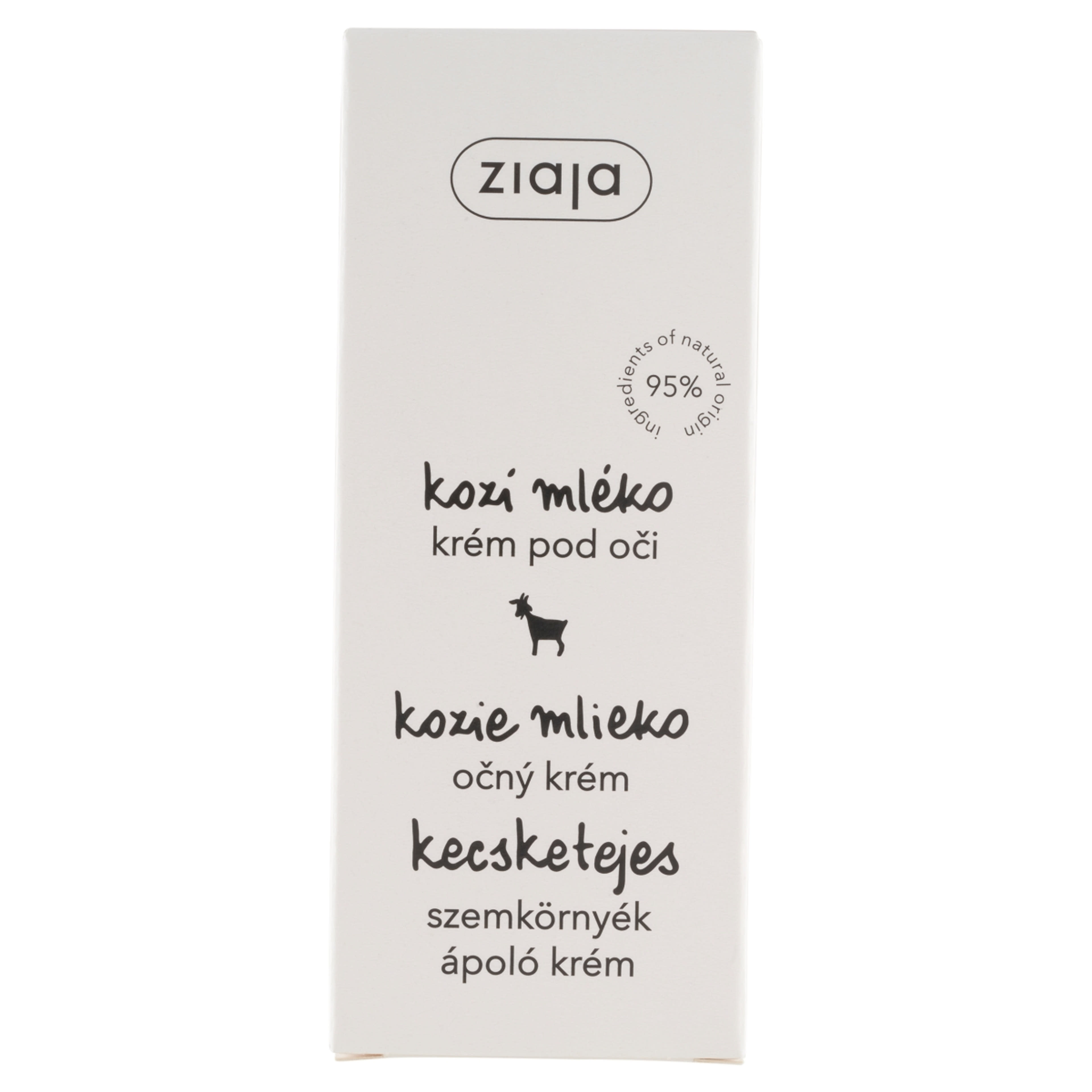 Ziaja kecsketejes szemörnyék ápoló krém - 15 ml-1