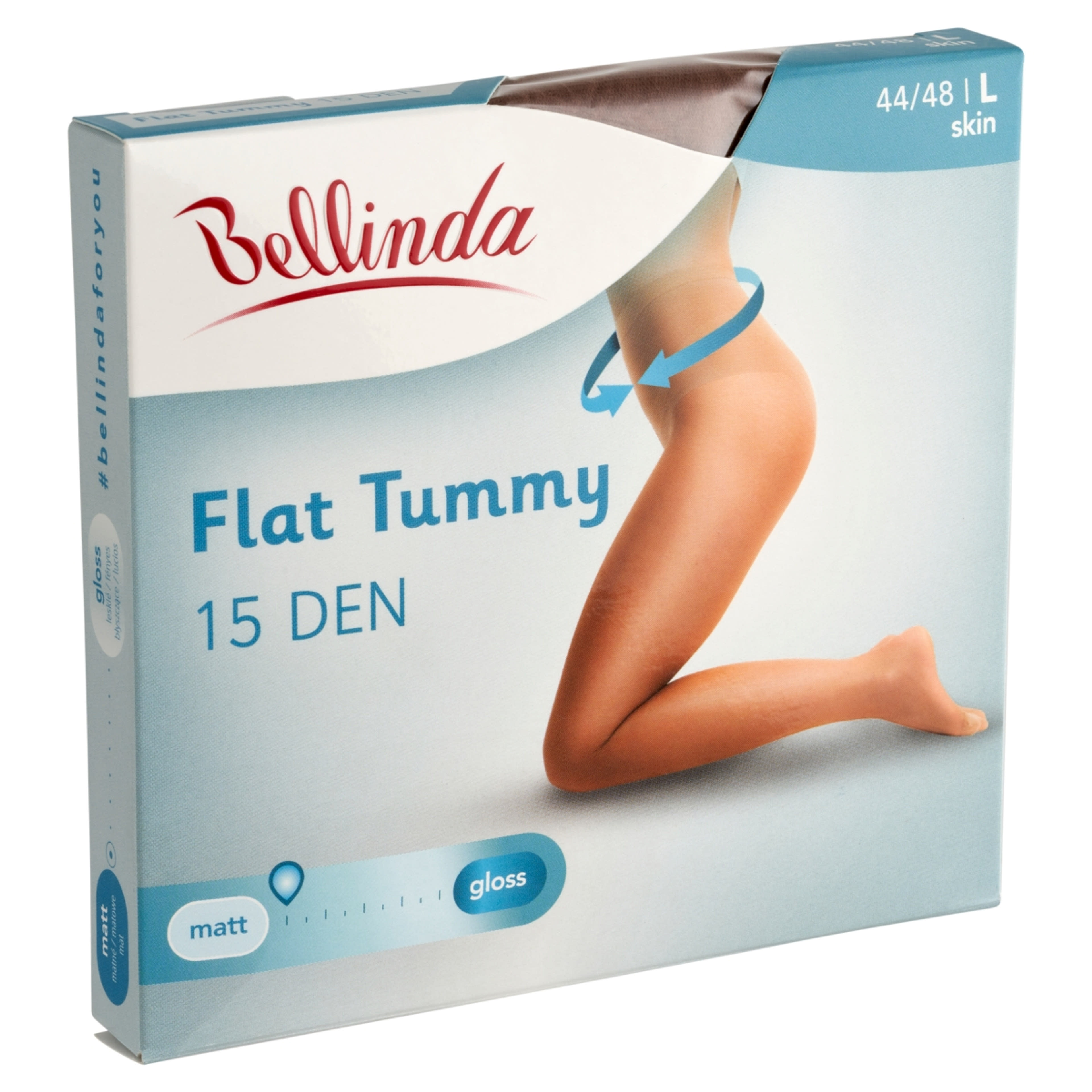 Bellinda Flat Tummy harisnya 15Den /testszínű L - 1 db-2