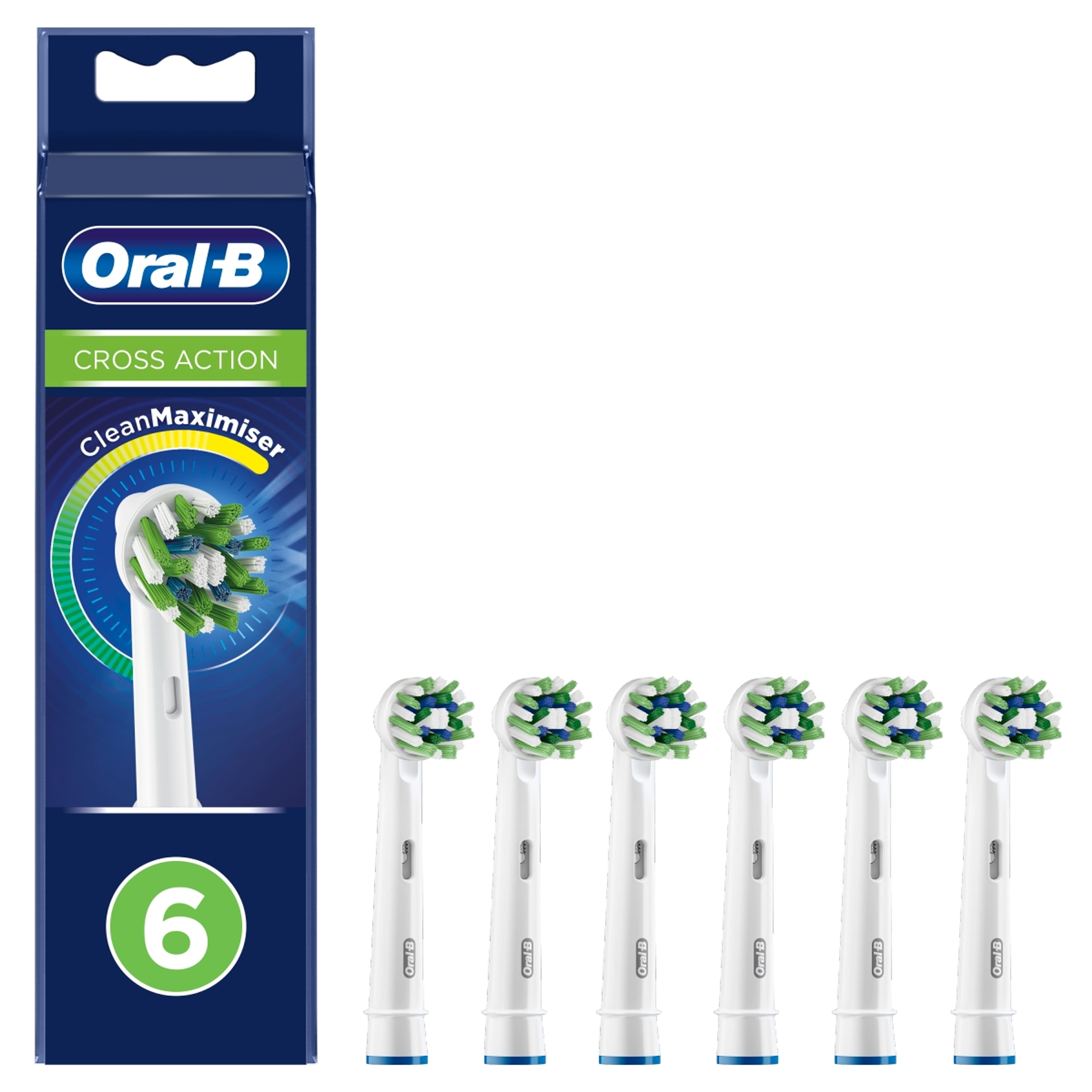 Oral B Cross Action elektromos fogkefe pótfej - 6 db-7