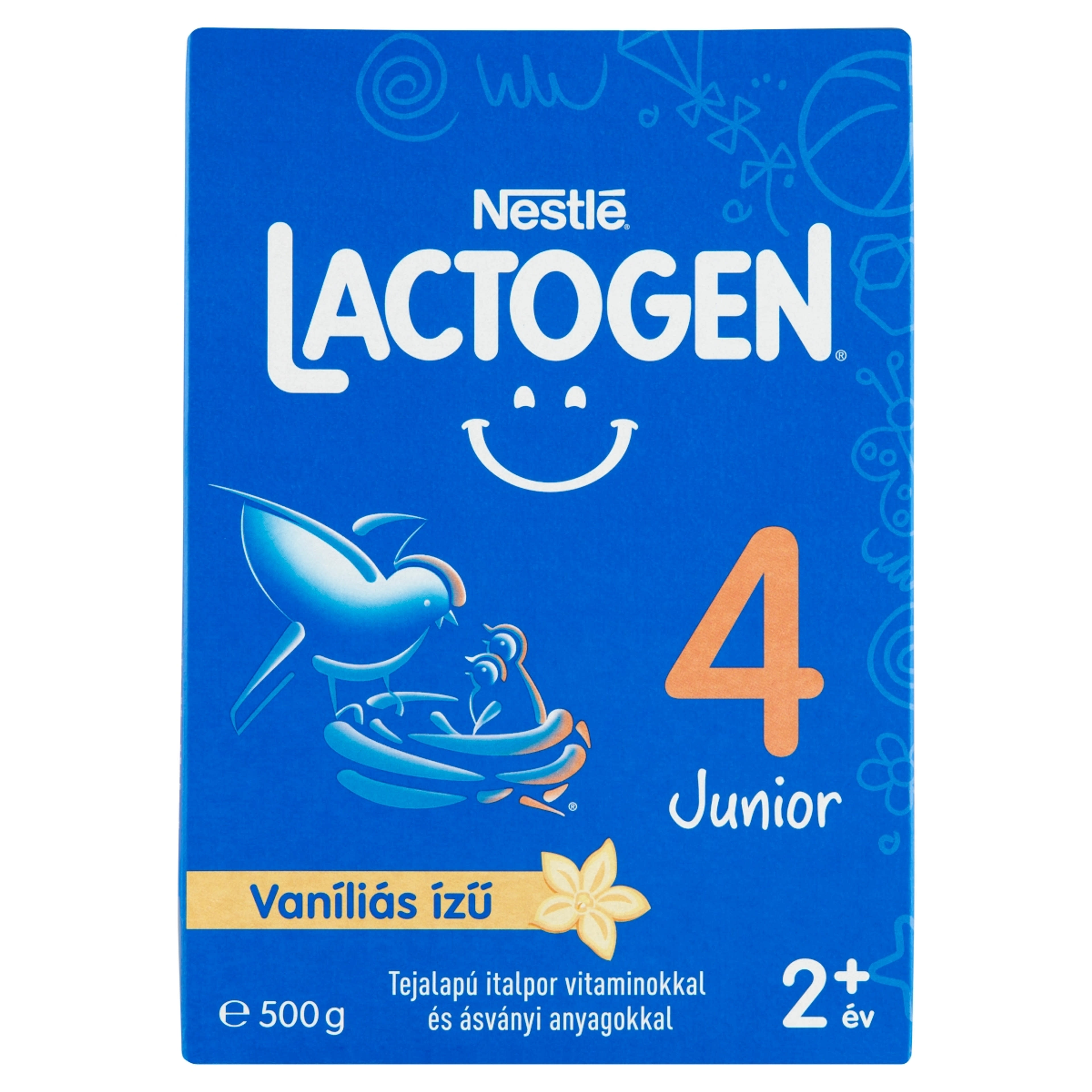 Nestlé Lactogen 4 Junior vaníliás ízű tejalapú italpor, 2 éves kortól - 500 g-1