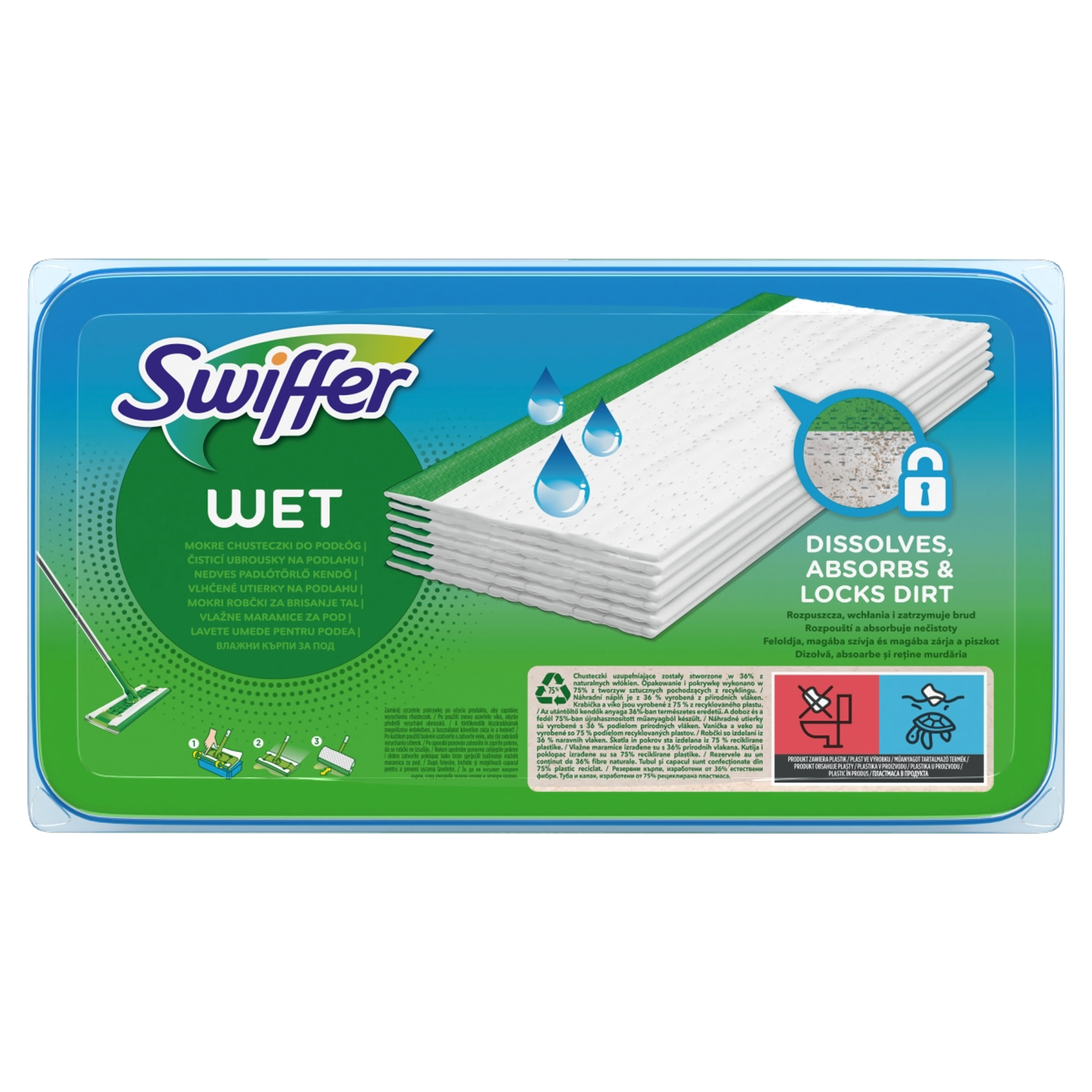 Swiffer Sweeper nedves utántöltő - 20 db