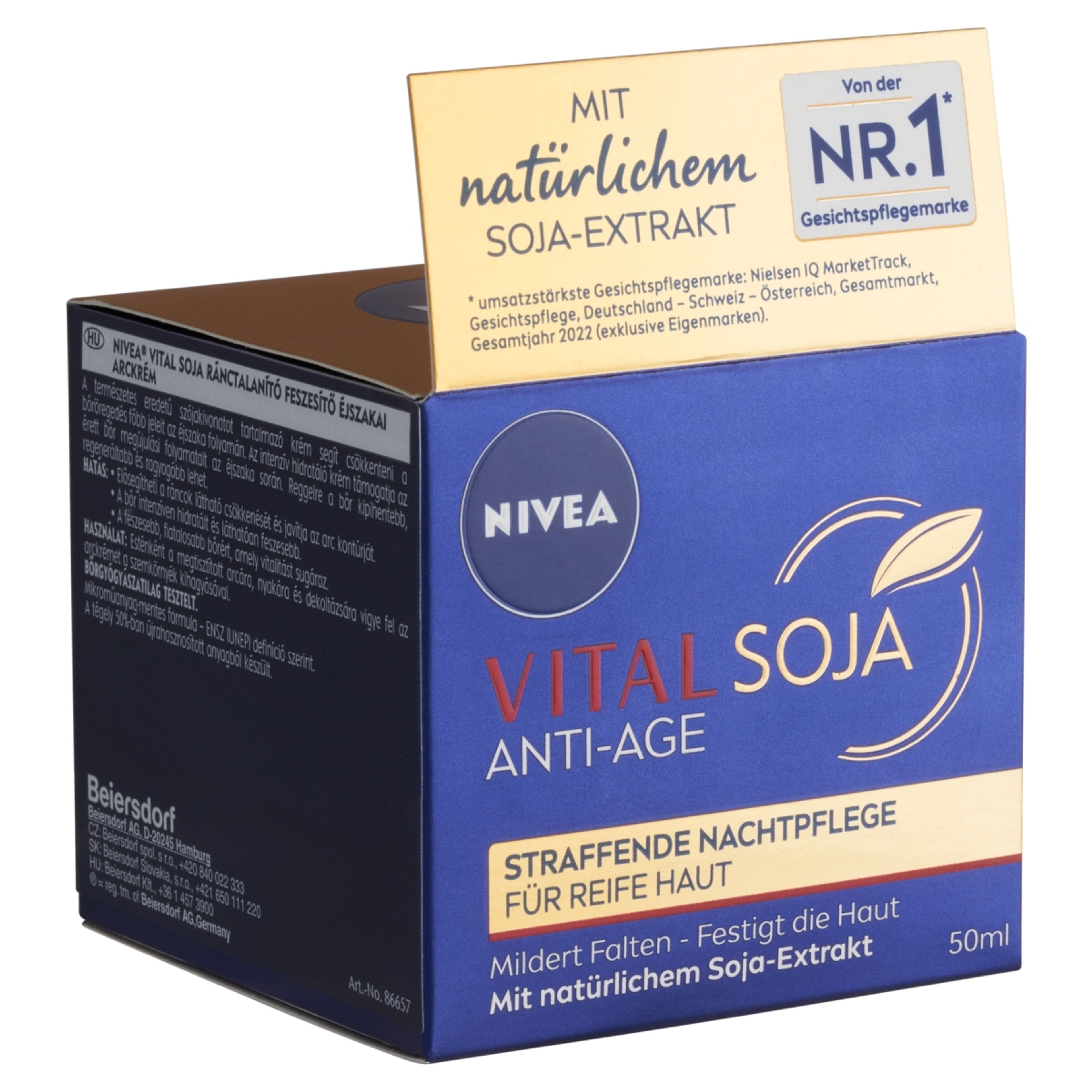 Nivea Vital Soja ránctalanító éjszakai arckrém - 50 ml-4