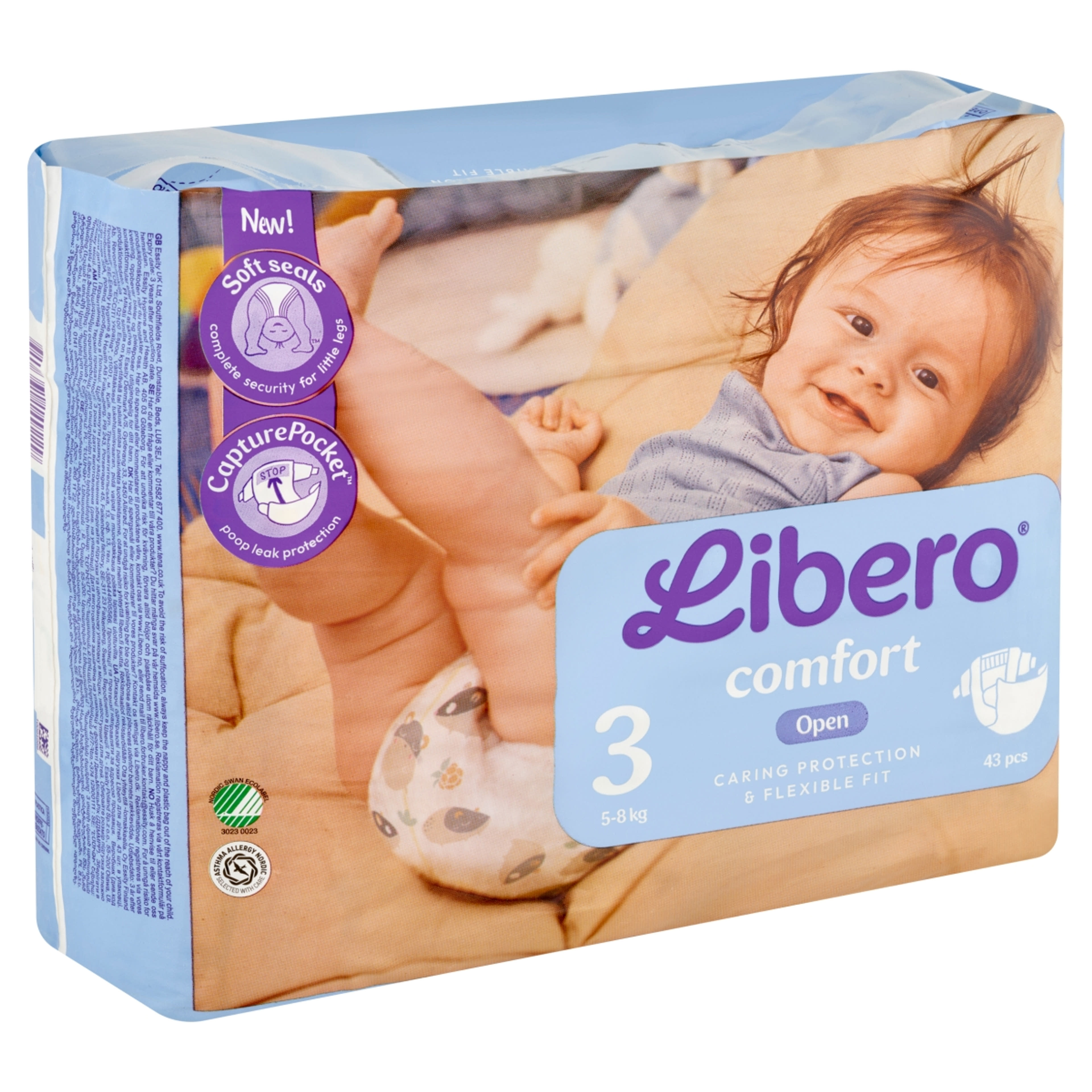 Libero Comfort nadrágpelenka, méret: 3, 5-8 kg - 43 db-2