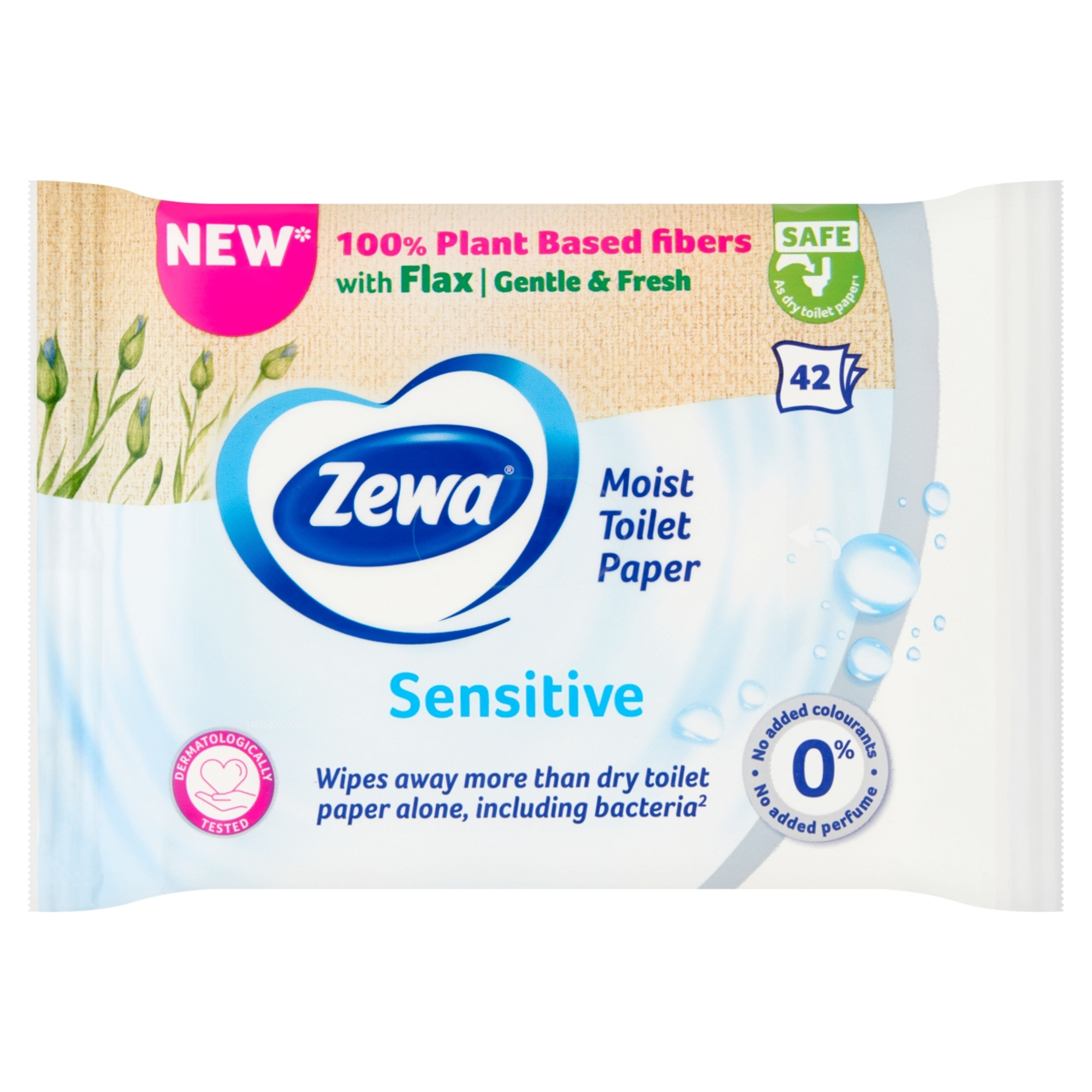 Zewa Pure nedves toalettpapír - 42 db-1