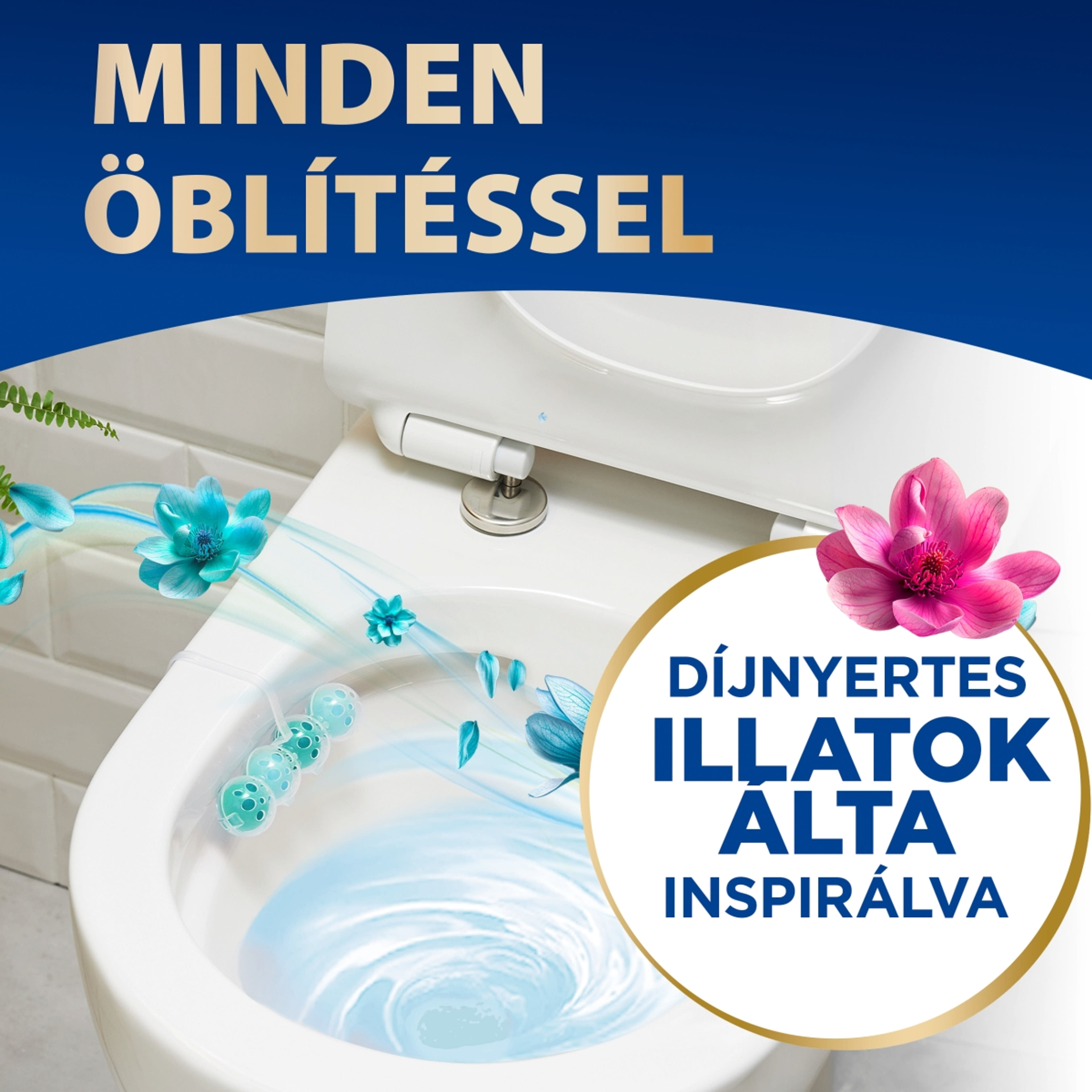 Bref Deluxe Lovely Jasmine WC illatosító (3x50 g) - 150 g-4