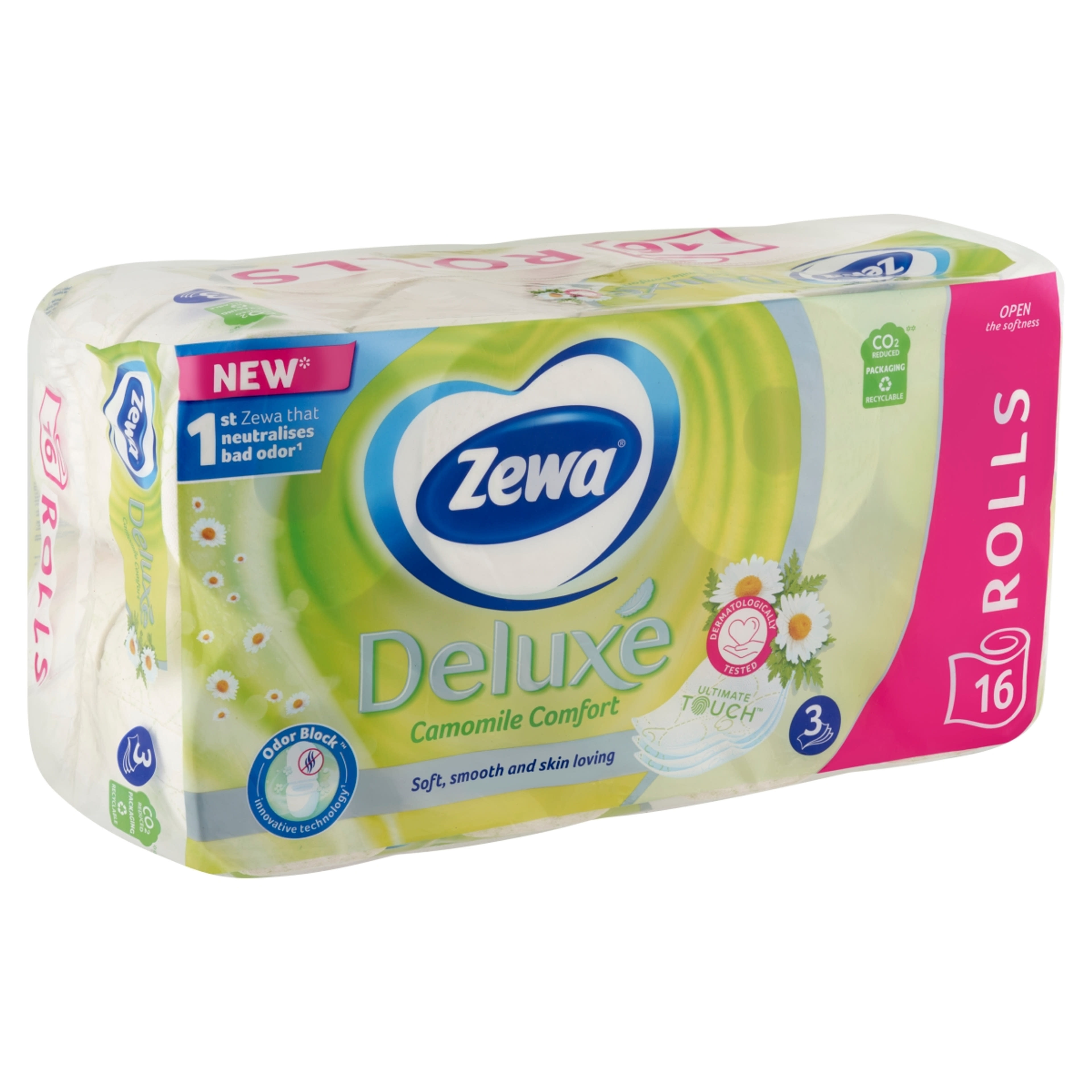 Zewa Deluxe Camomile Comfort 3 rétegű toalettpapír - 16 tekercs-2