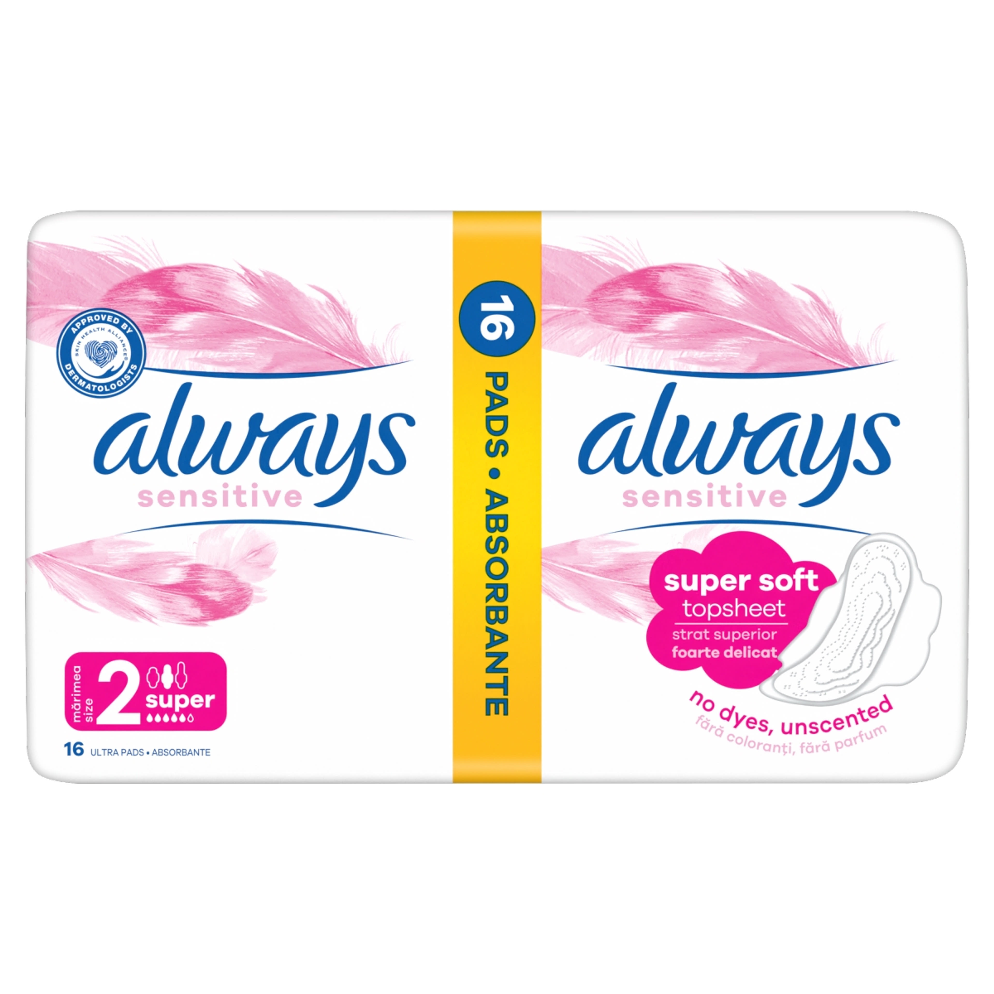 Always Ultra Sensitive Super Plus intim betét - 16 db-3