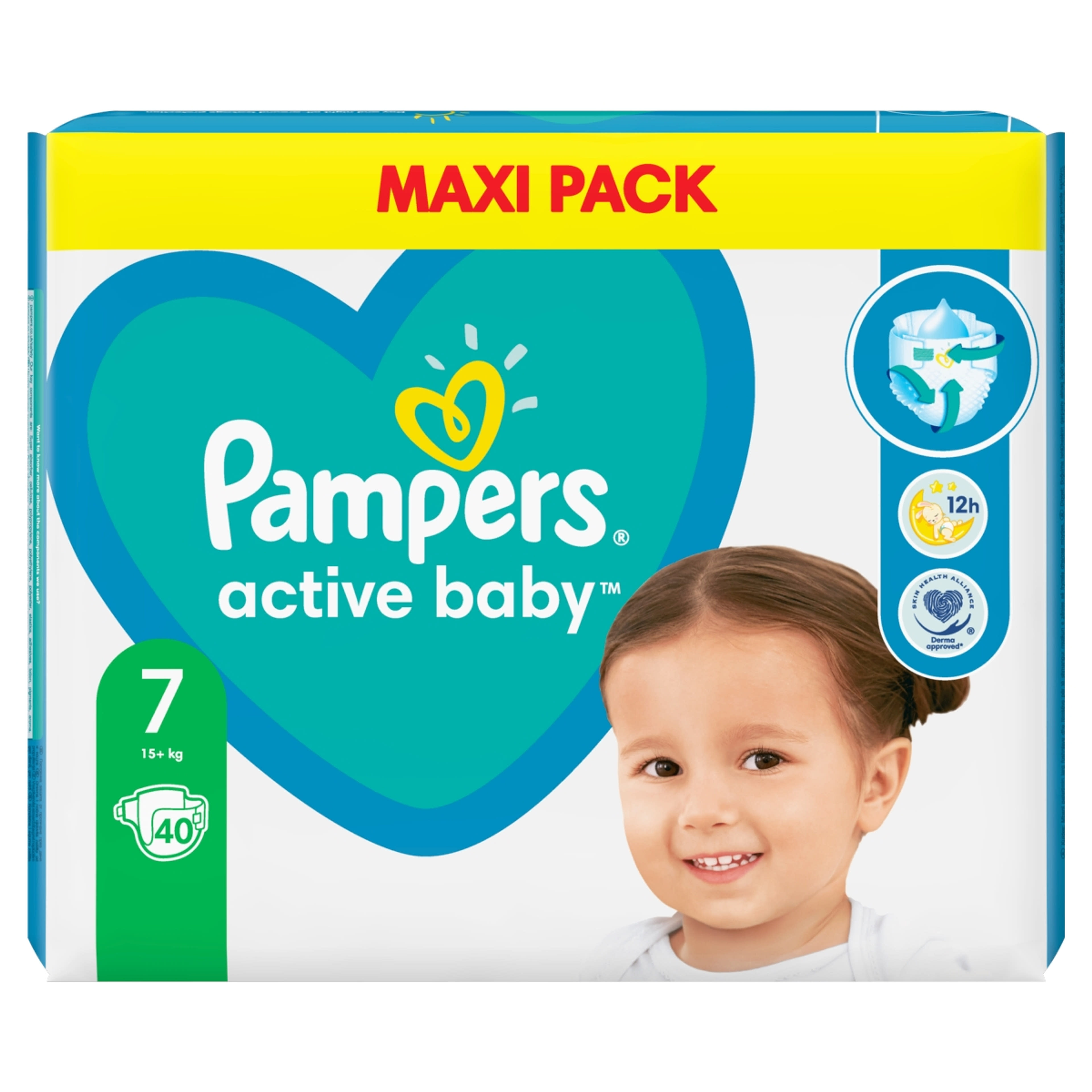 Pampers Active Baby Maxi Pack Pelenka 7 - 40 db