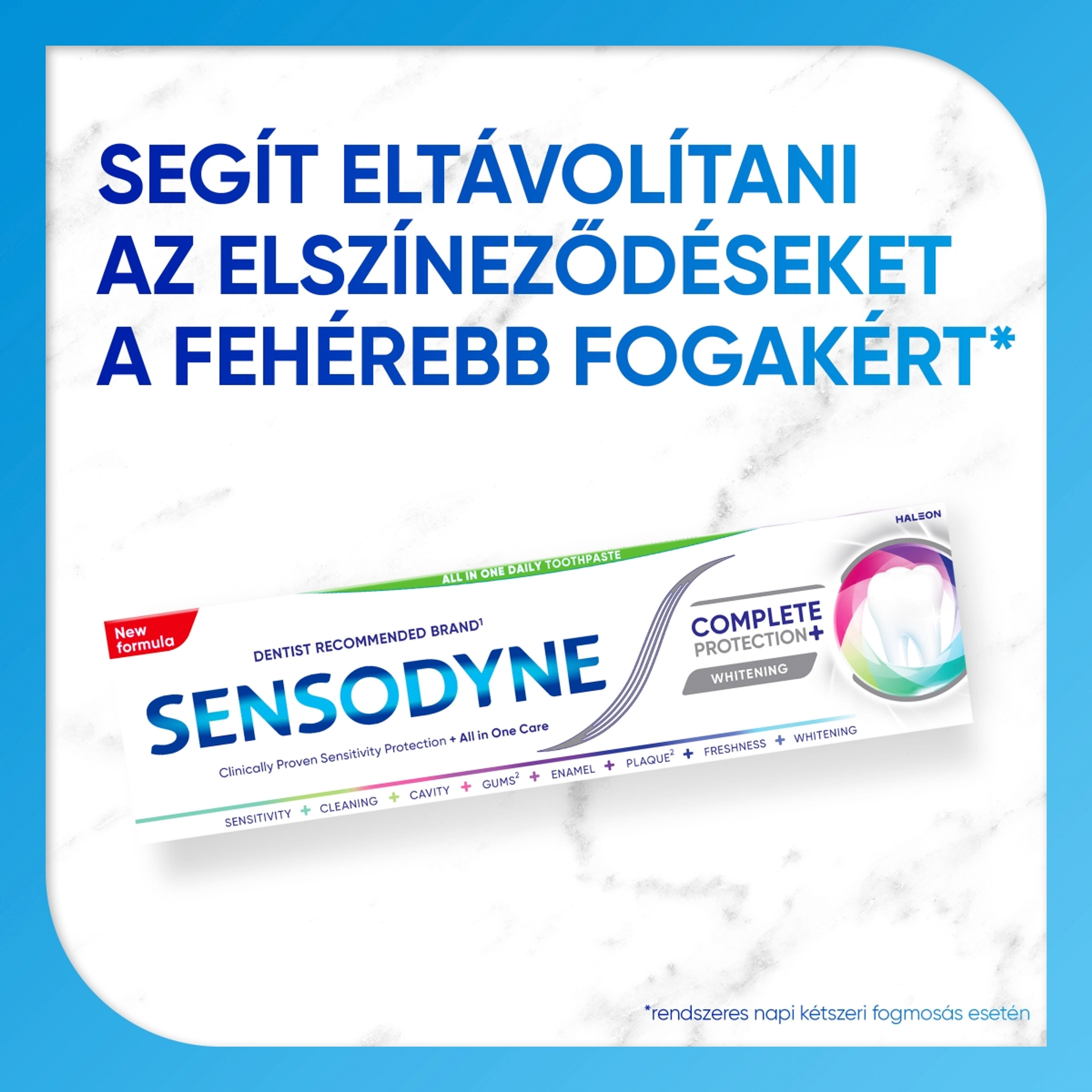 Sensodyne Complete Protection+ Whitening fluoridos fogkrém - 75 ml-8