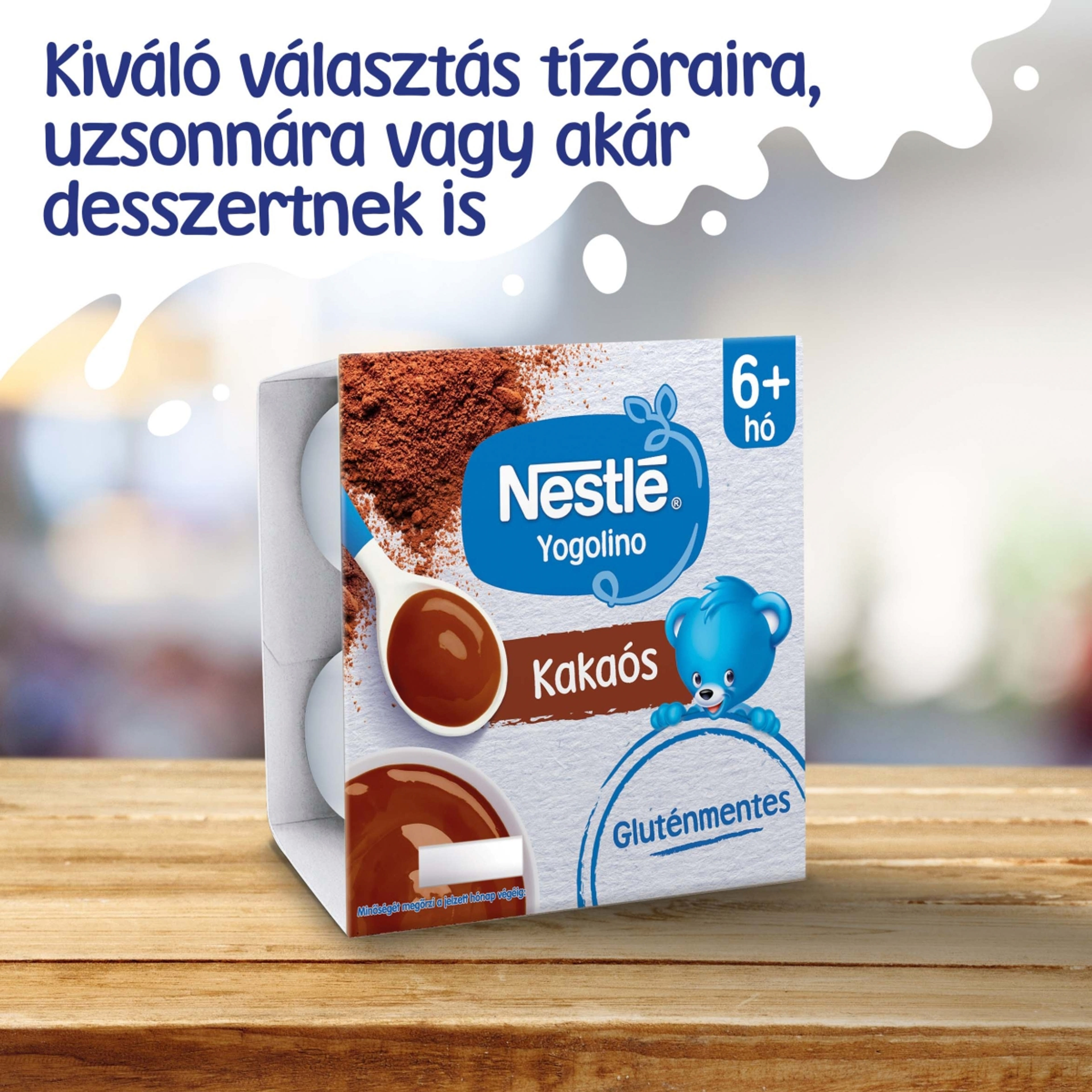 Nestlé Yogolino Baby Desszert Kakaós 6/8 Hónapos Kortól 4*100g - 400 g-7