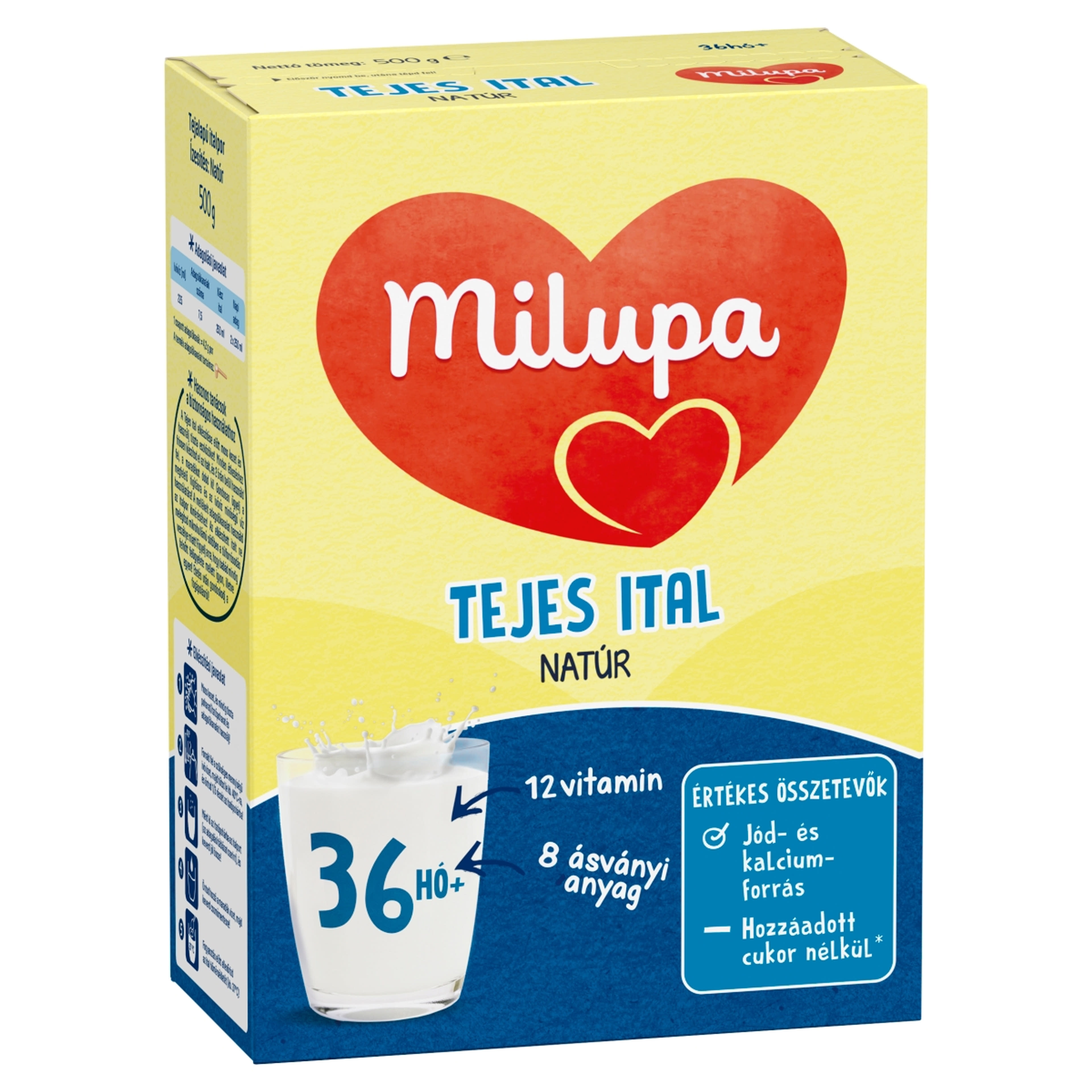 Milupa tejes ital 36h+ - 500 g-3