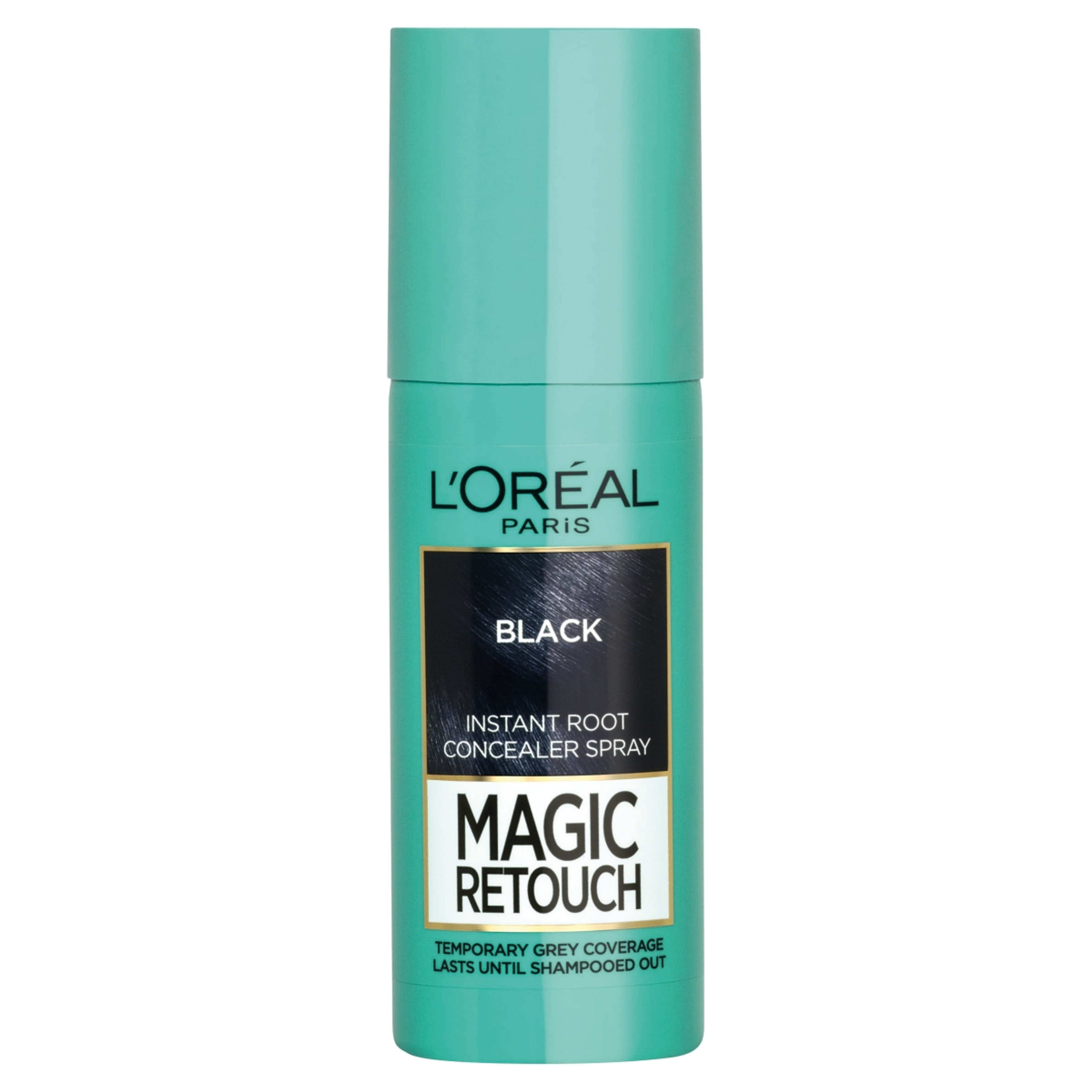 L'Oréal Paris Magic Retouch Hajtőszínező spray, fekete 75 ml - 1 db