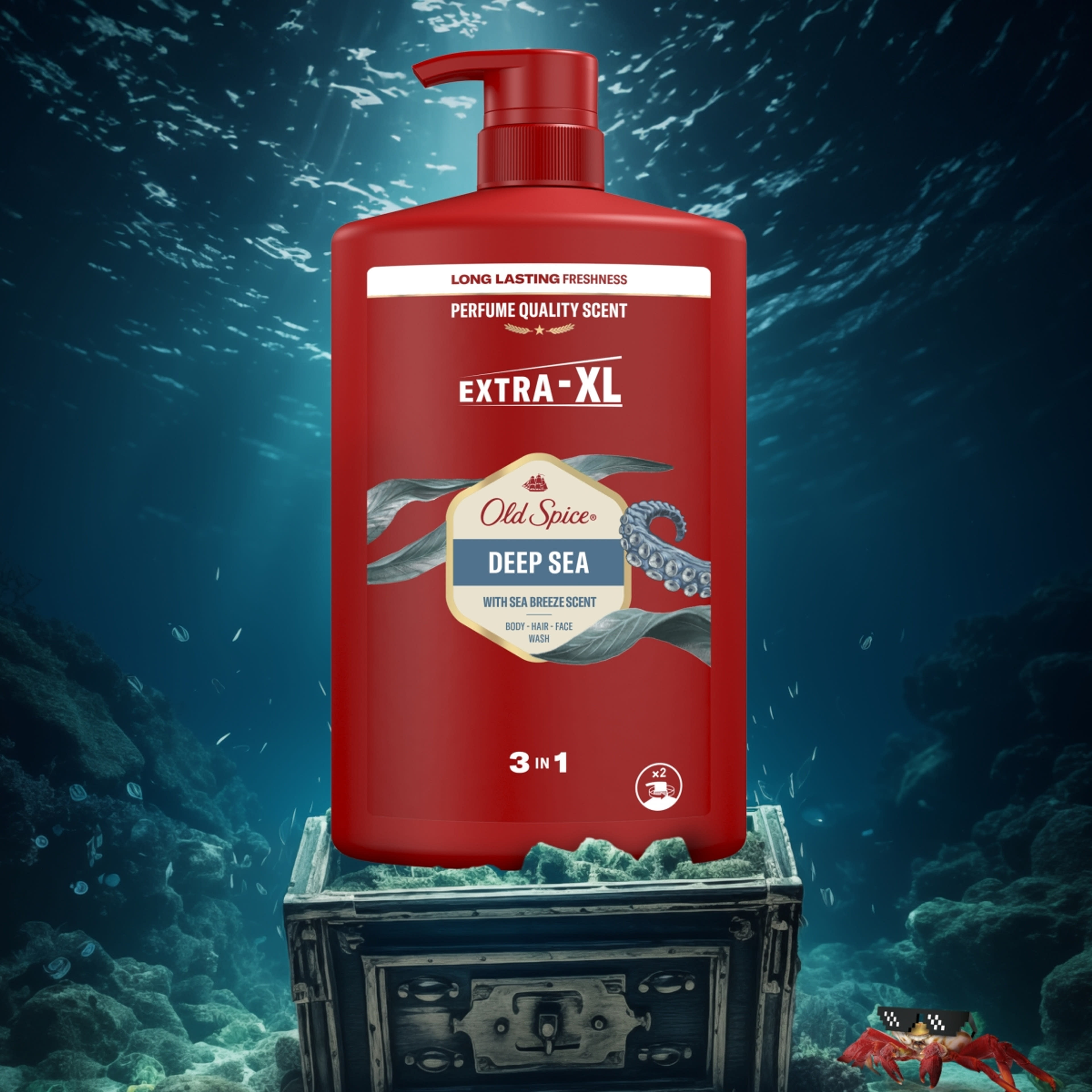 Old Spice Deep Sea férfi tusfürdő - 1000 ml-7