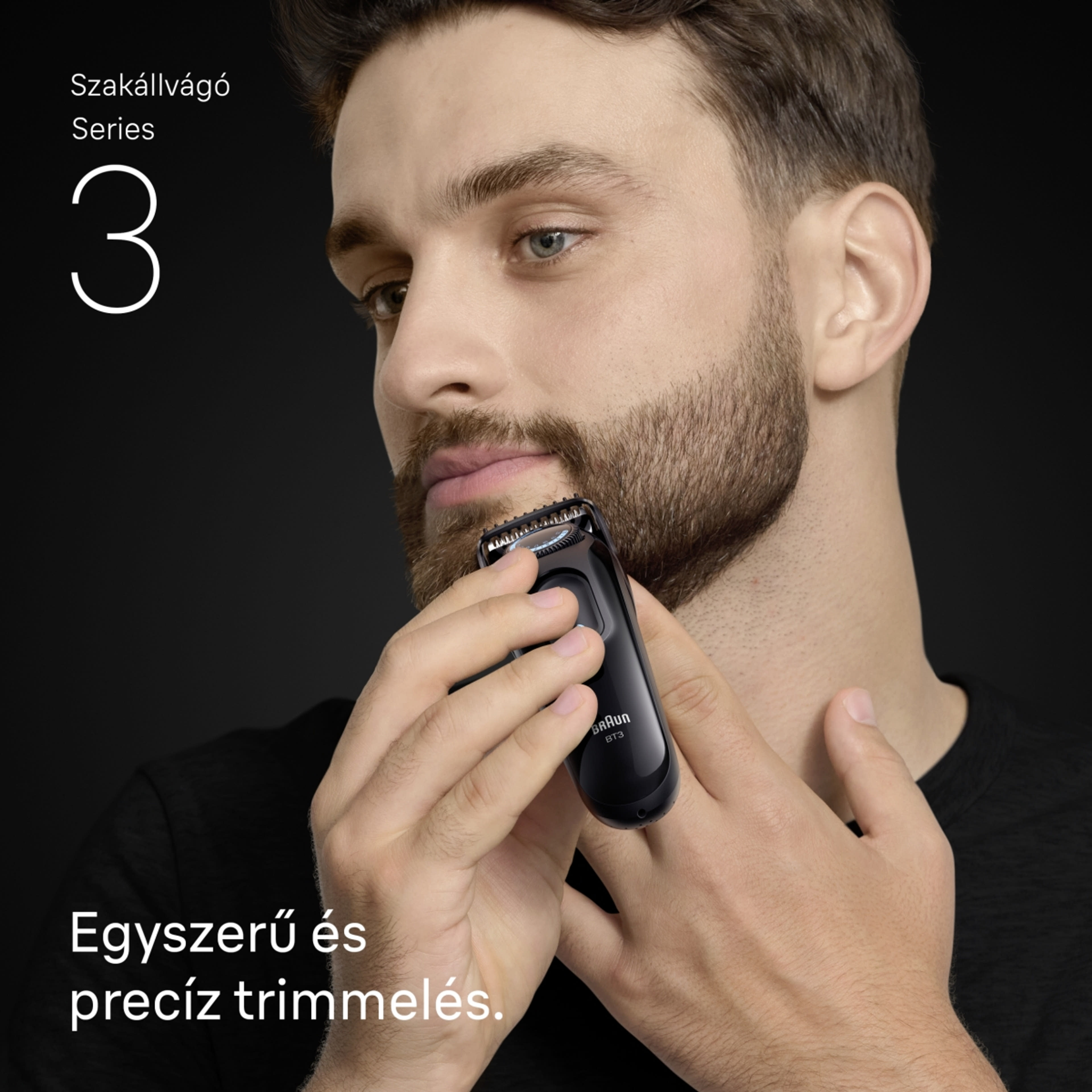 Braun Series 3 szakállvágó BT3500 /fekete - 1 db-4