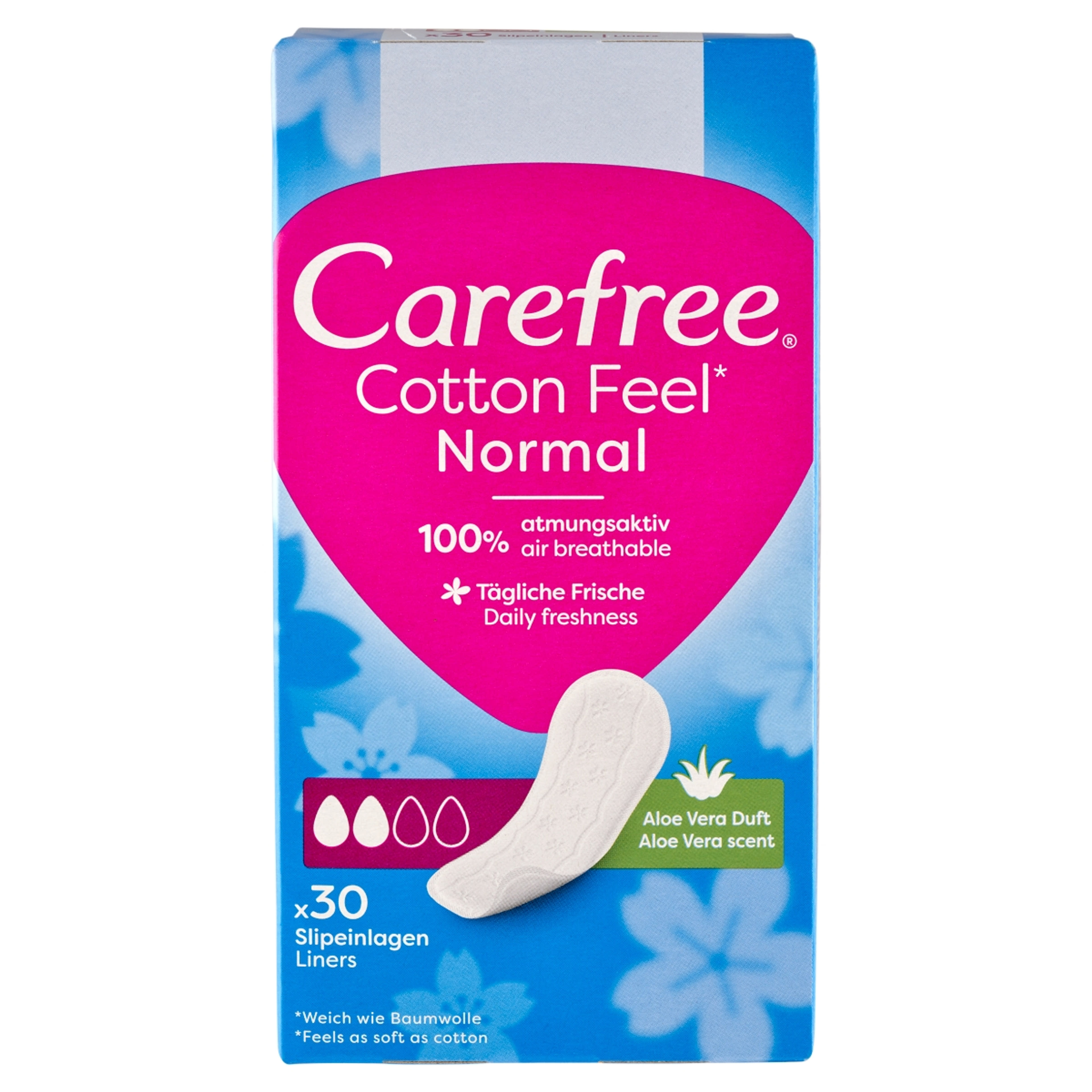 Carefree Cotton Aloe tisztasági betét - 30 db-1