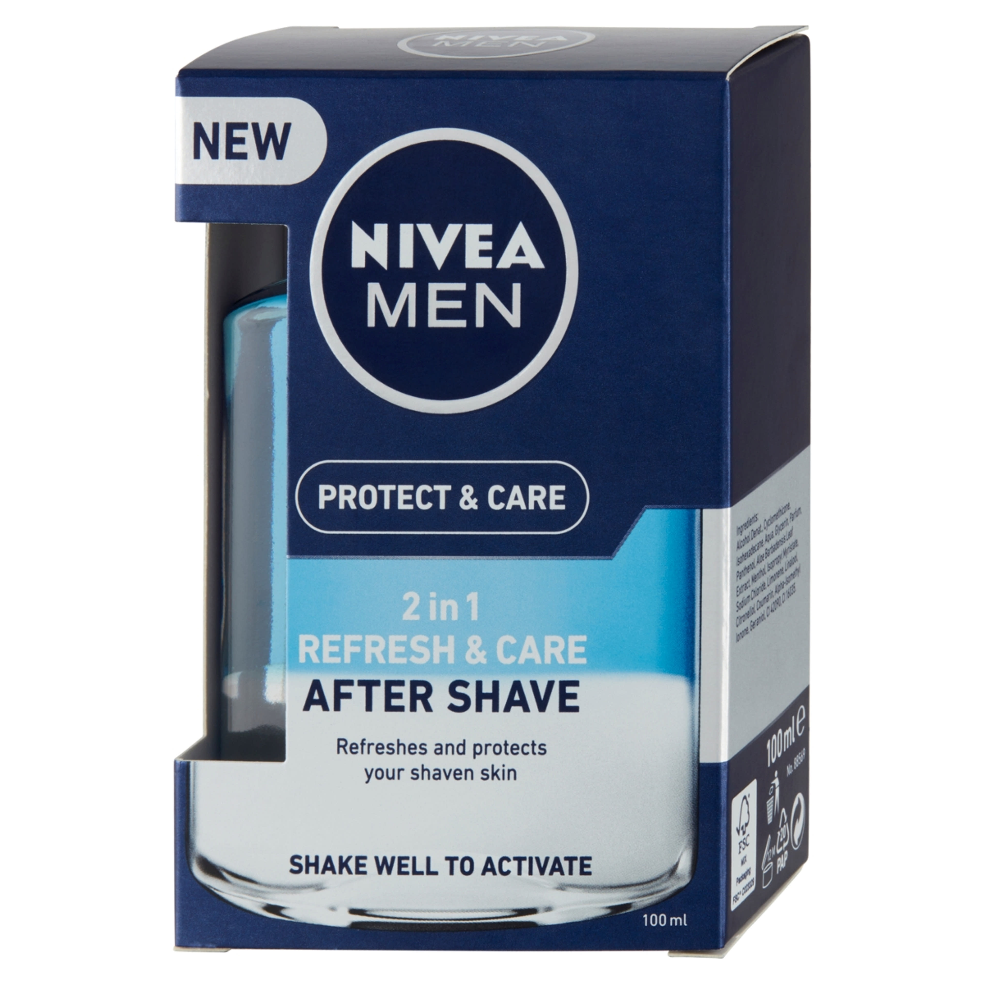 NIVEA MEN Protect & Care 2 in 1 Frissítő és Ápoló After Shave Lotion - 100 ml-3