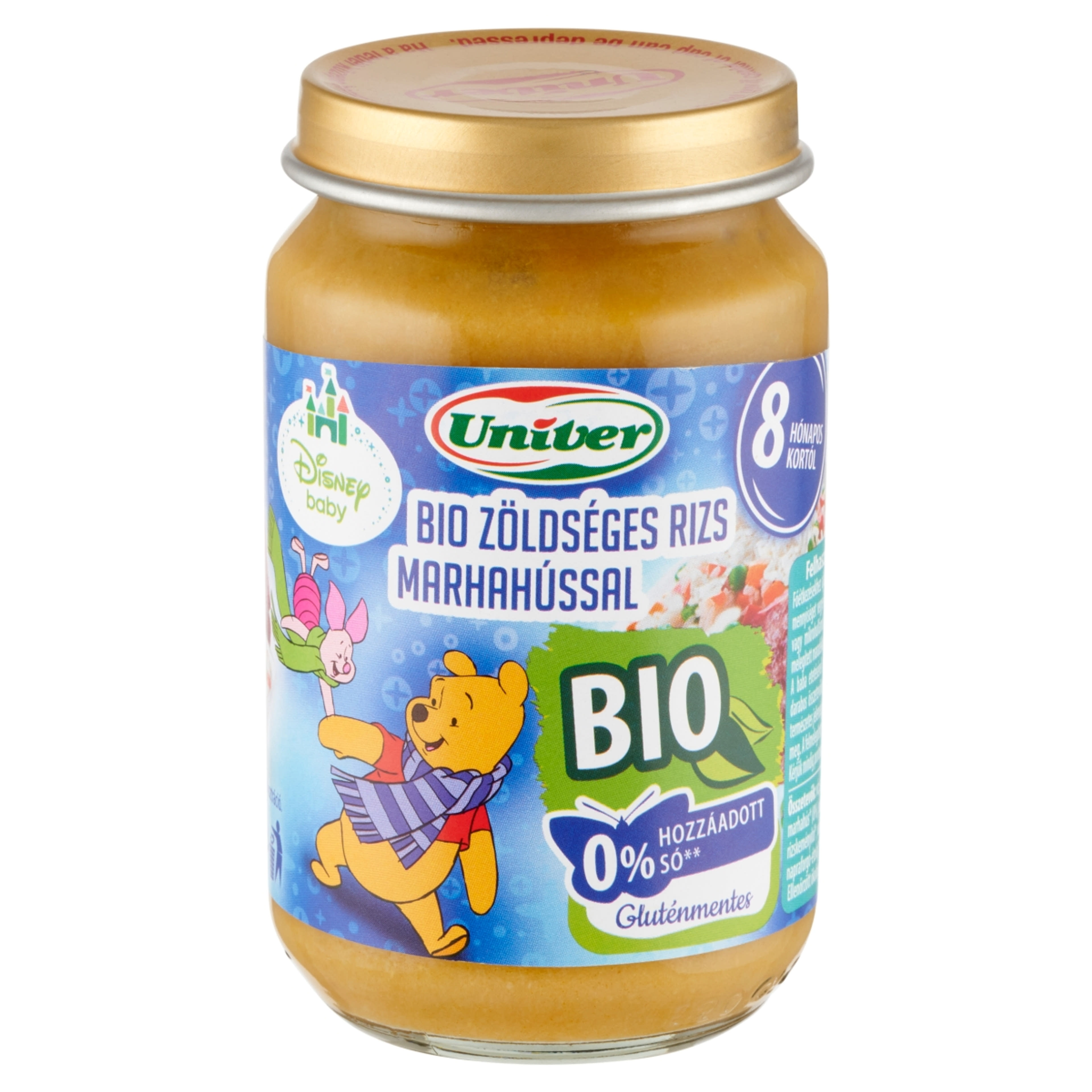 Univer Bébiétel Zöldséges Rizs Marhahús Ízesítéssel 8 Hónapos Kortól - 163 g-2