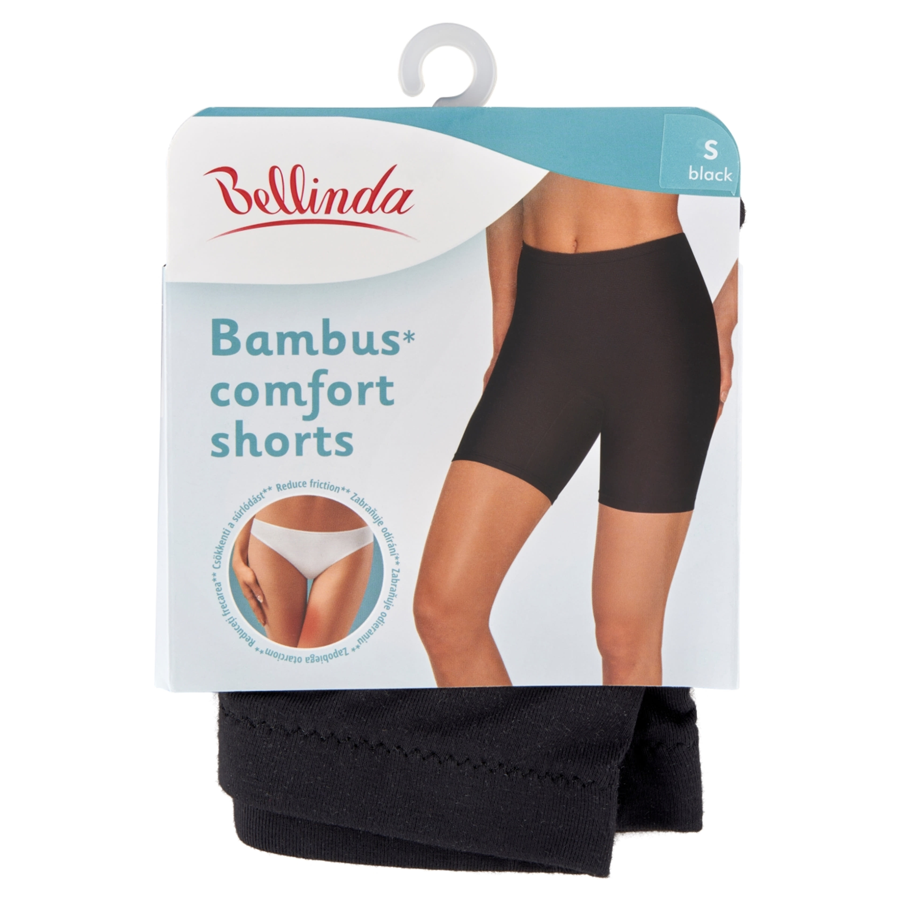 Bellinda Bambus Comfort short fekete S-es méret - 1 db