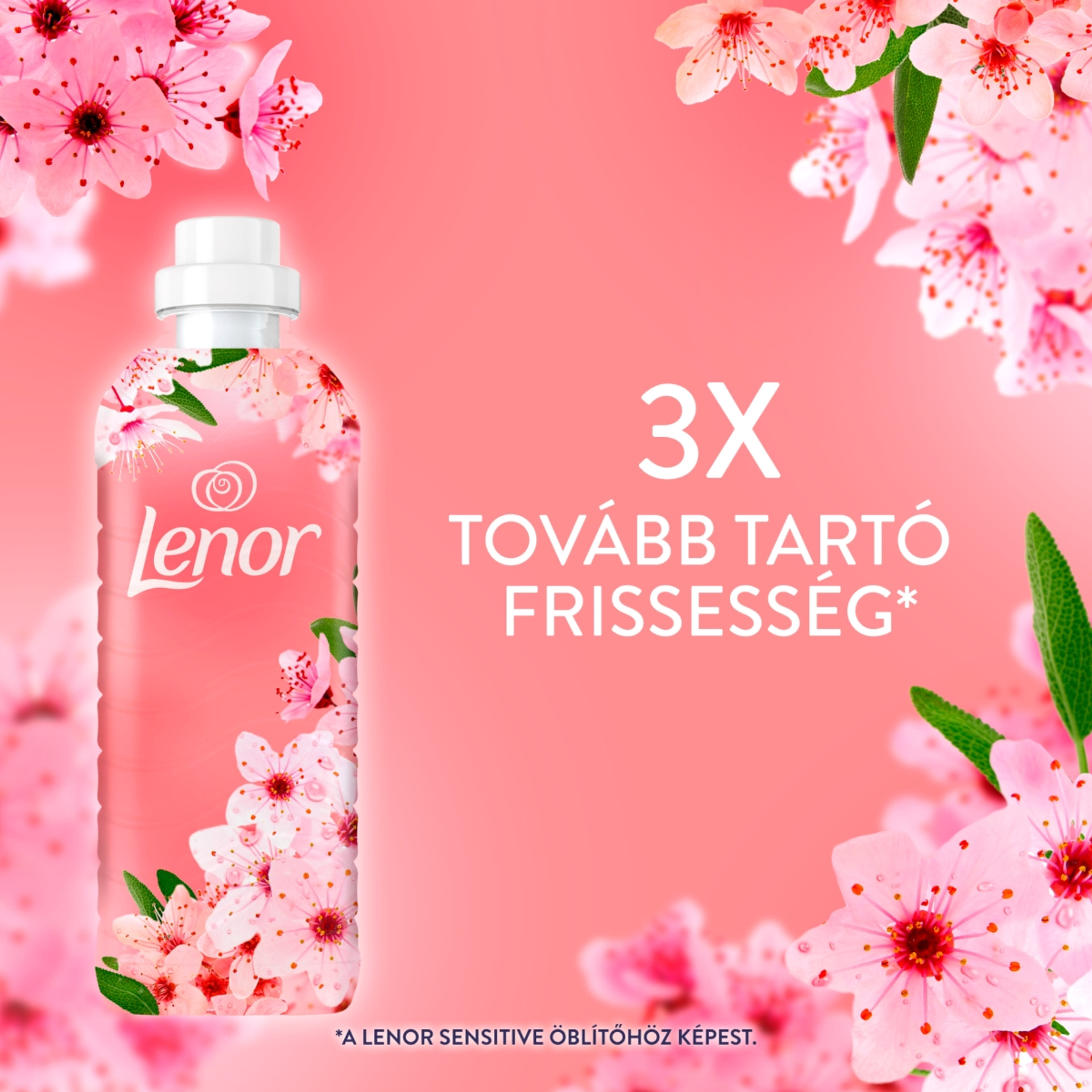 Lenor Cherry Blossom & Sage öblítő 59 mosáshoz - 1239 ml-3