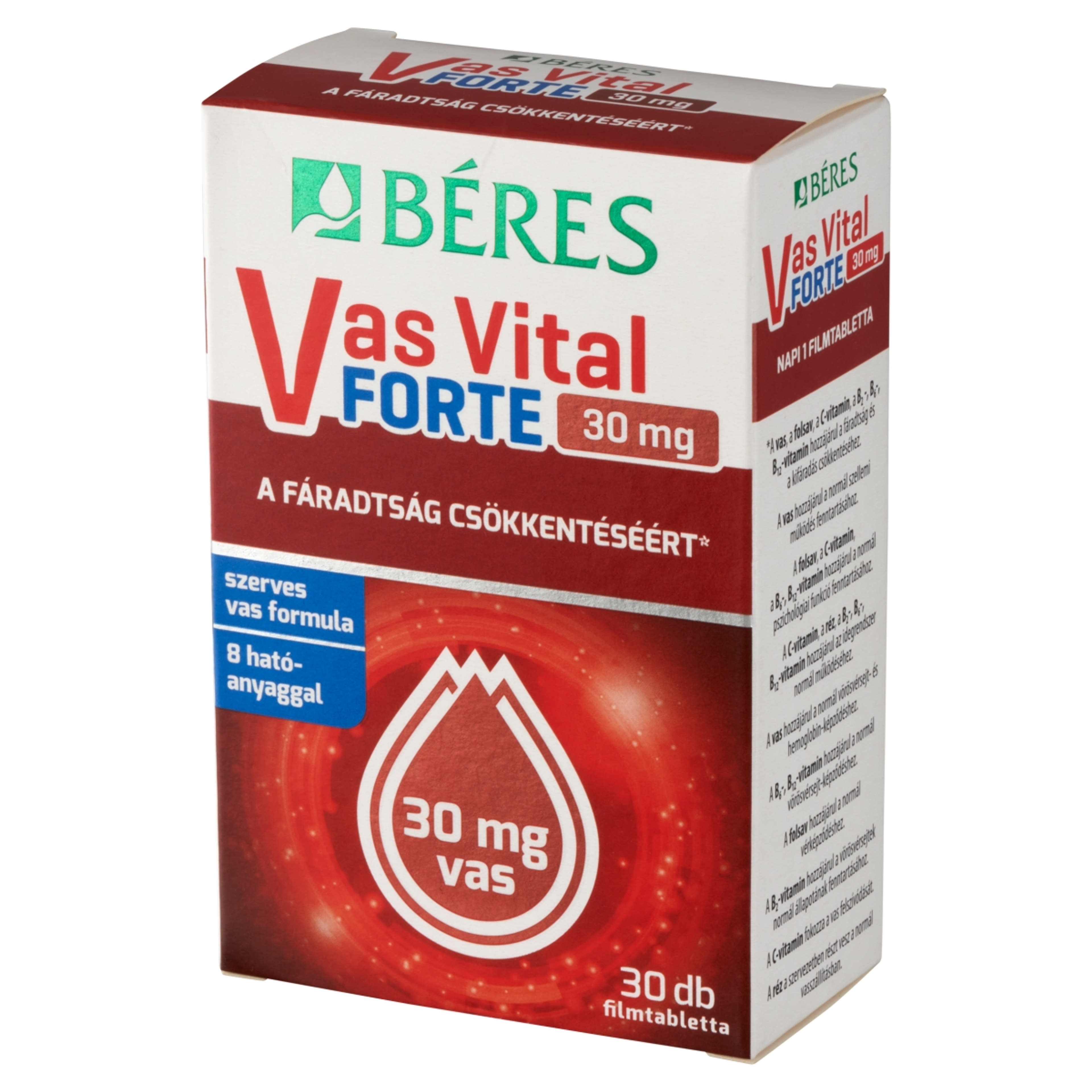 Béres Vas Vital Forte 30 mg étrend-kiegészítő filmtabletta - 30 db-2