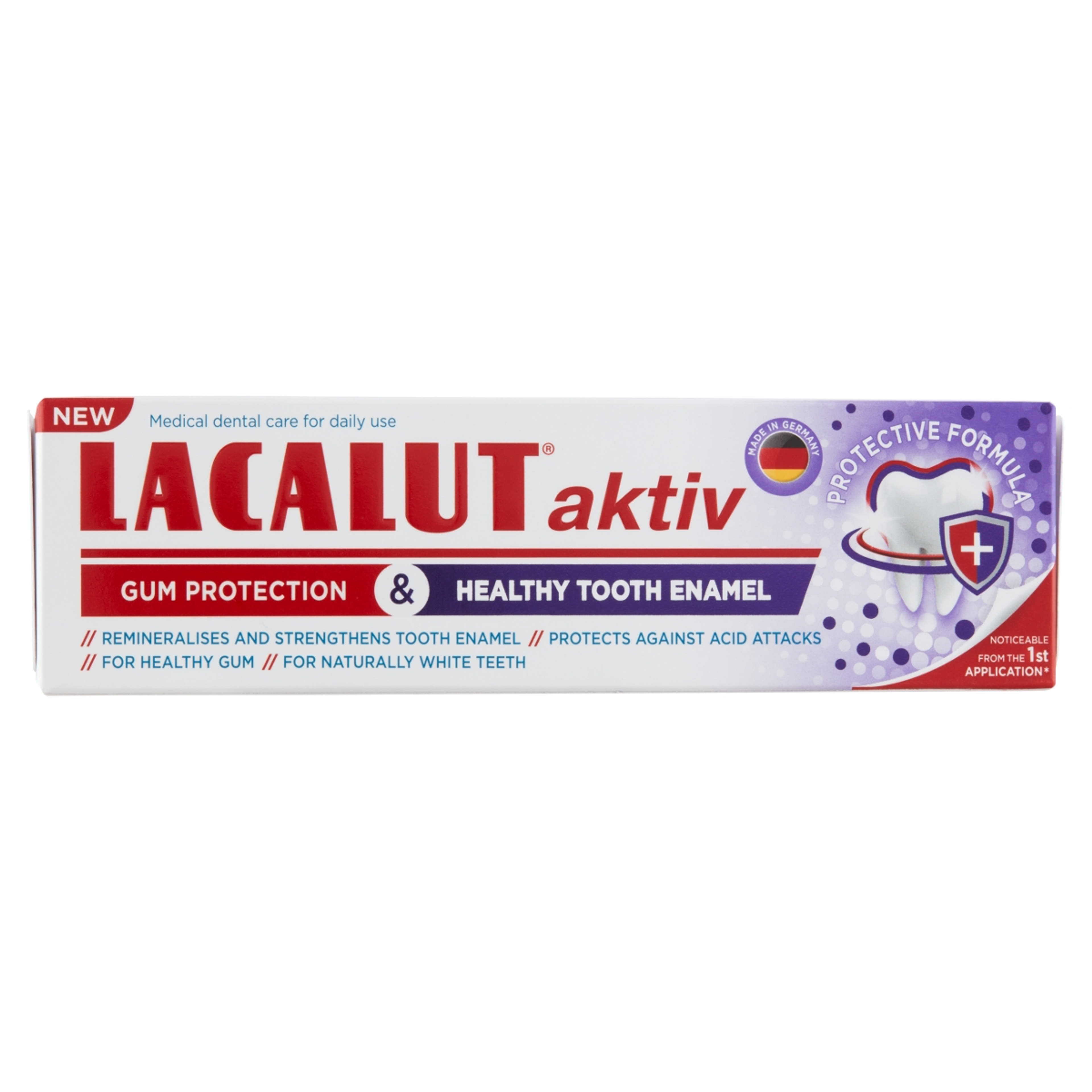 Lacalut Aktív Gum Protection&Healthy Tooth Enamel fogkrém - 75 ml-1