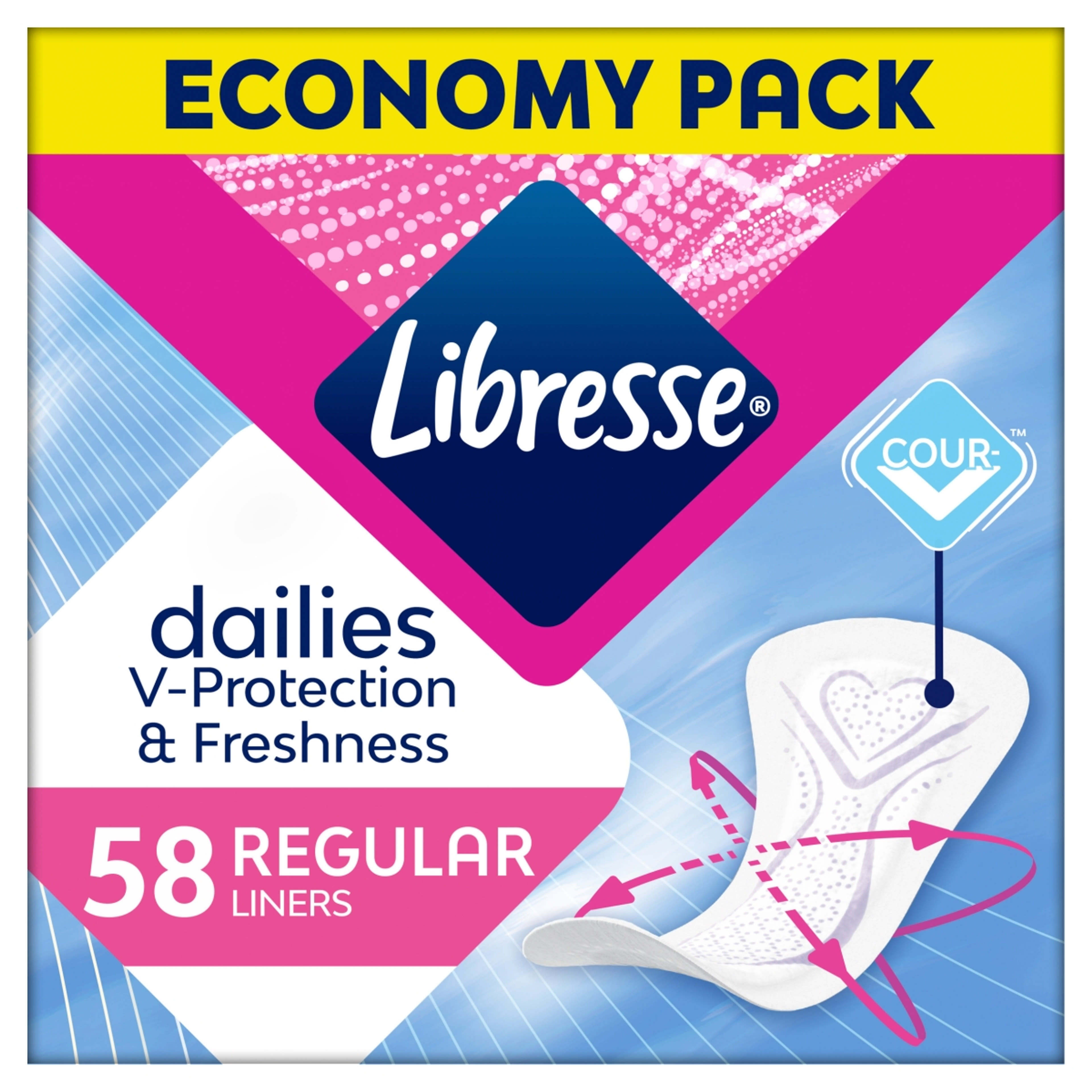 Libresse Normal tisztasági betét - 58 db-5