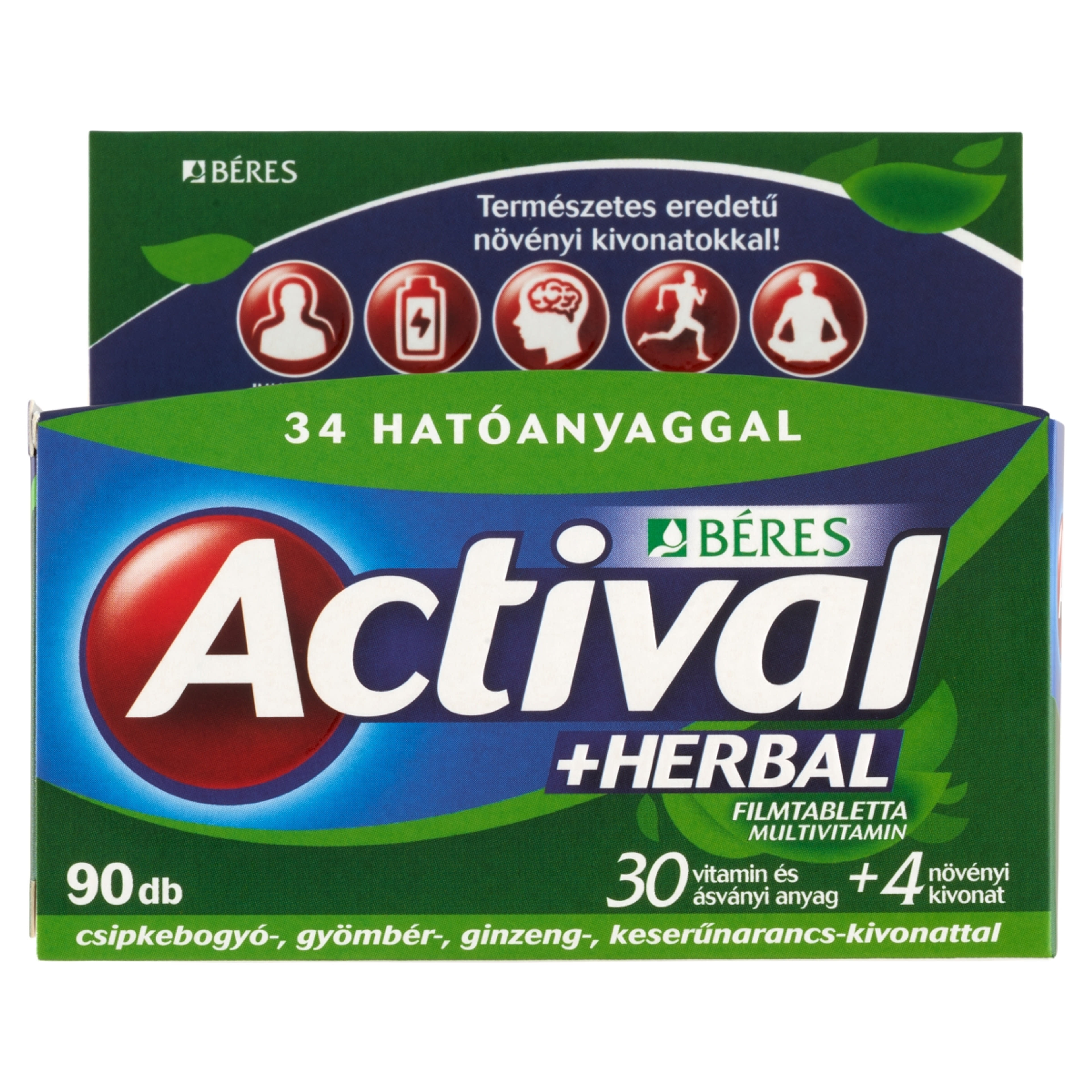 Actival Herbal multivitamin filmtabletta - 90 db