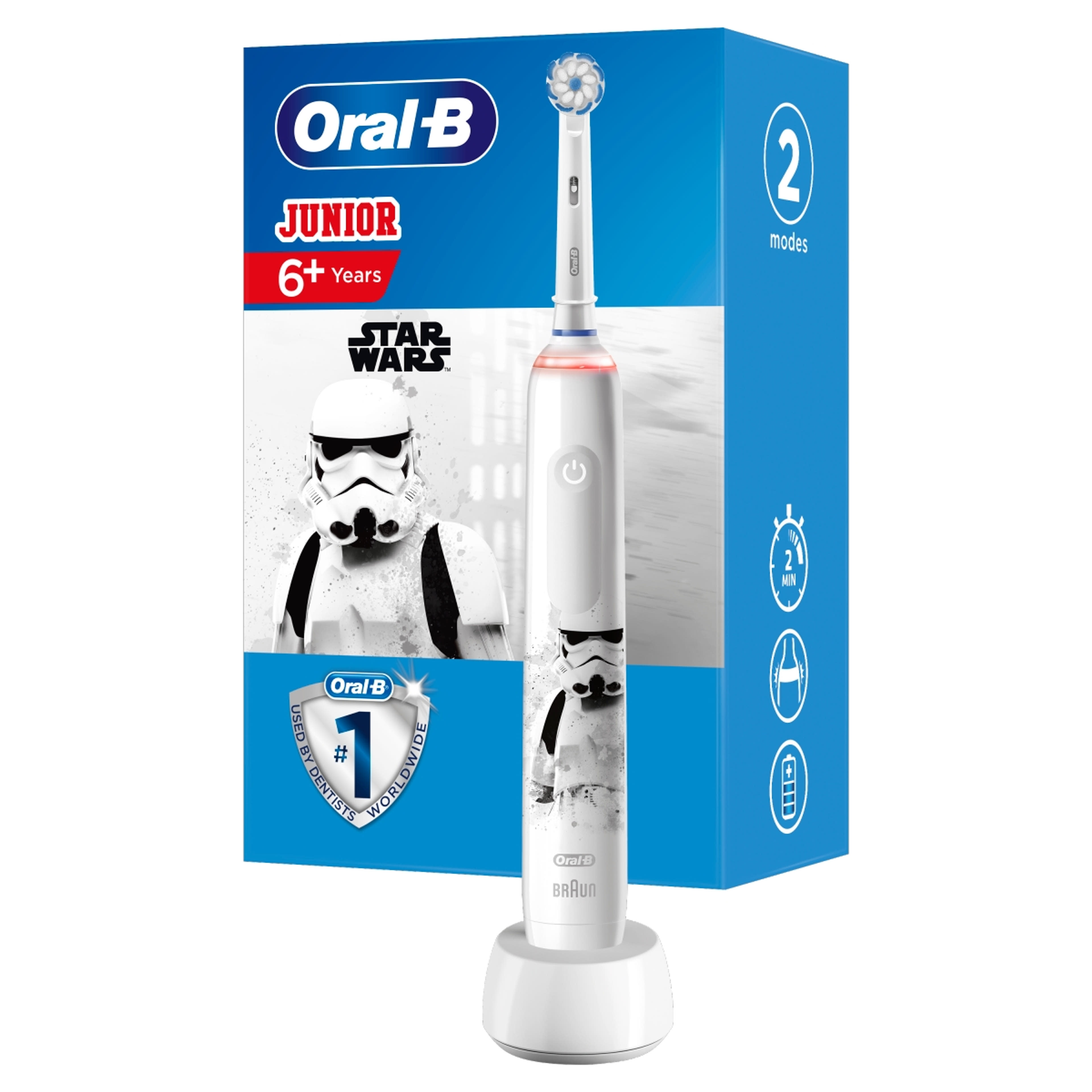Oral-B Junior Star Wars elektromos fogkefe 6 éves kortól - 1 db-4