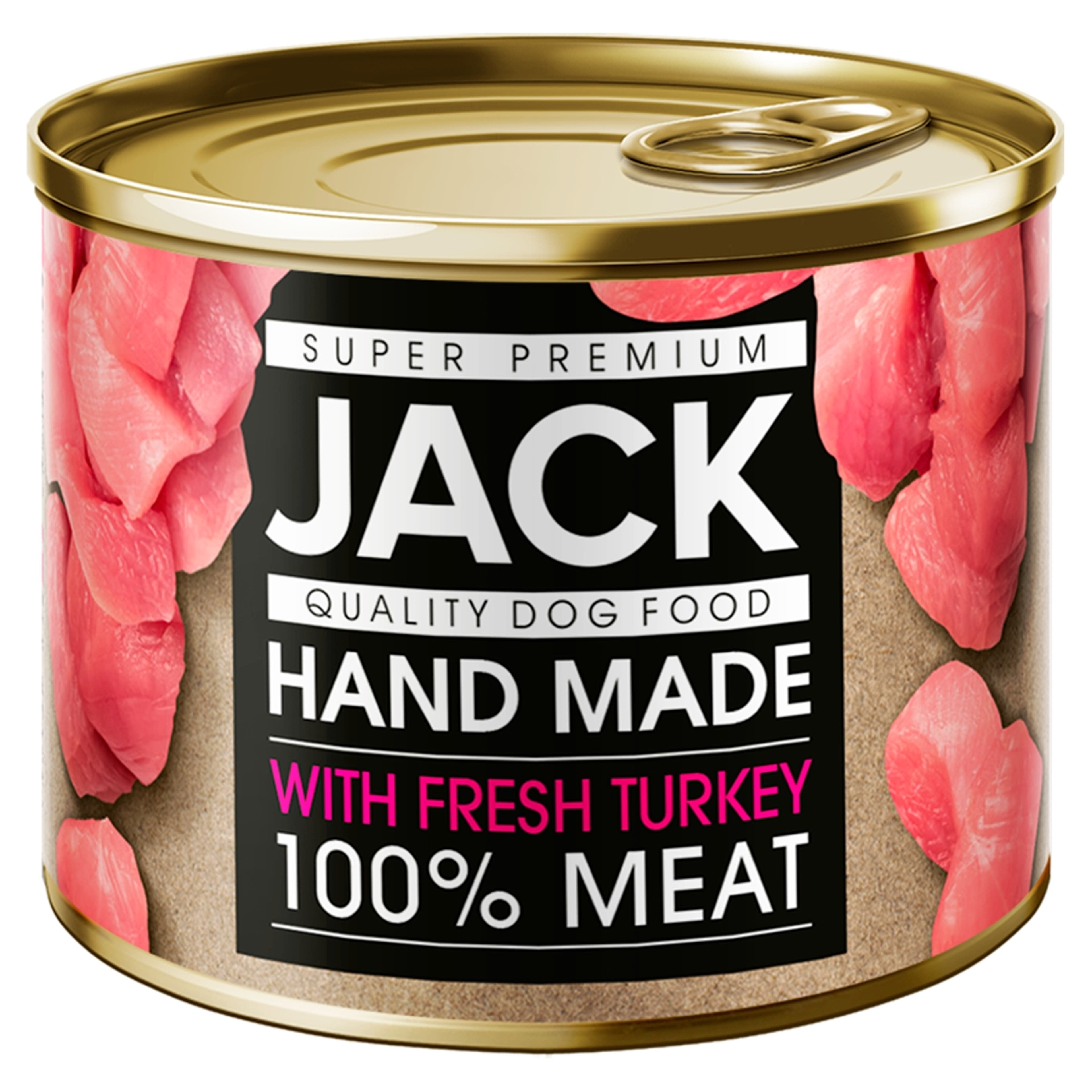 Jack Super Premium teljes értékű állateledel felnőtt kutyák számára pulykahússal - 200 g-1