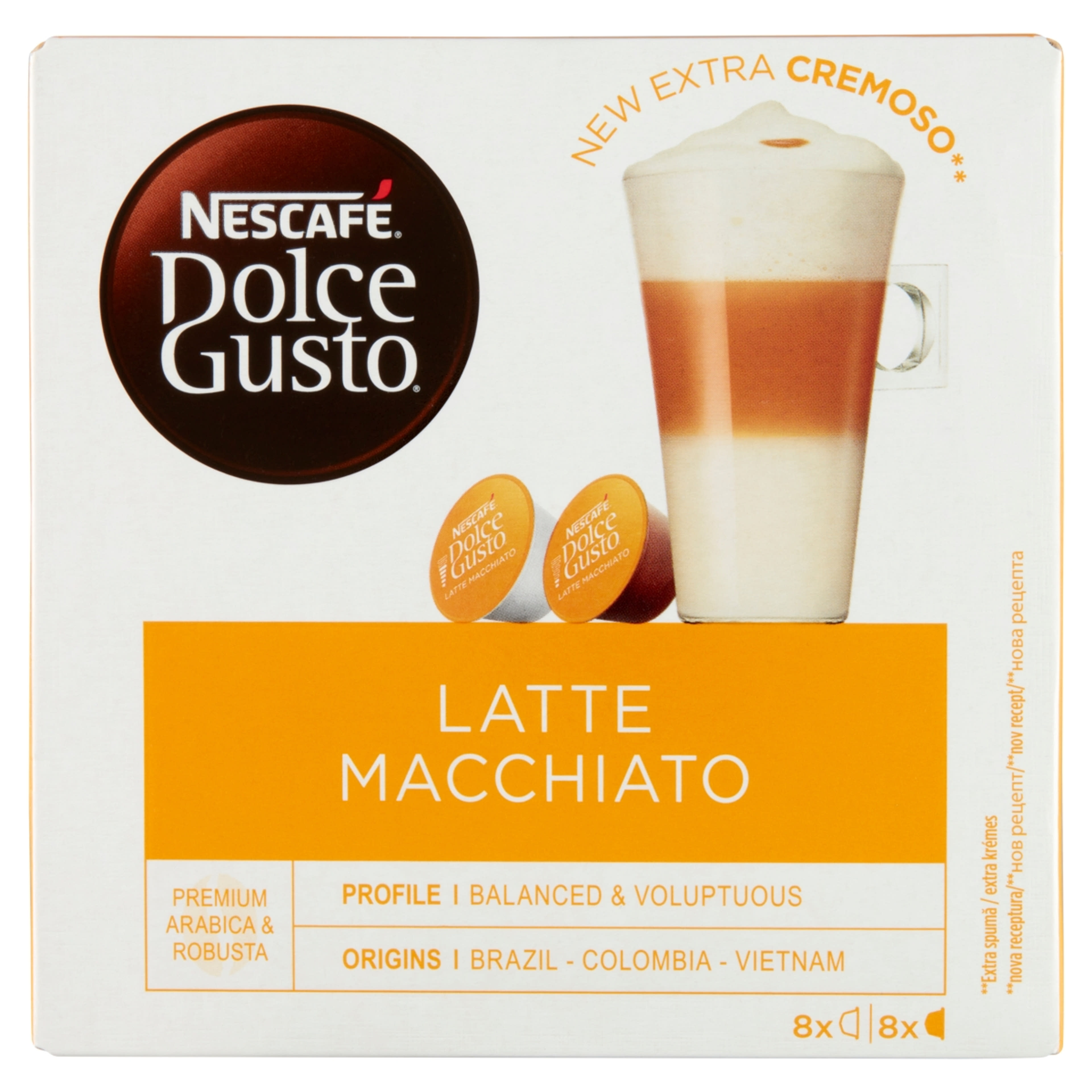 Nescafe Latte Macchiato Dolce Gusto kávékapszula - 16 db