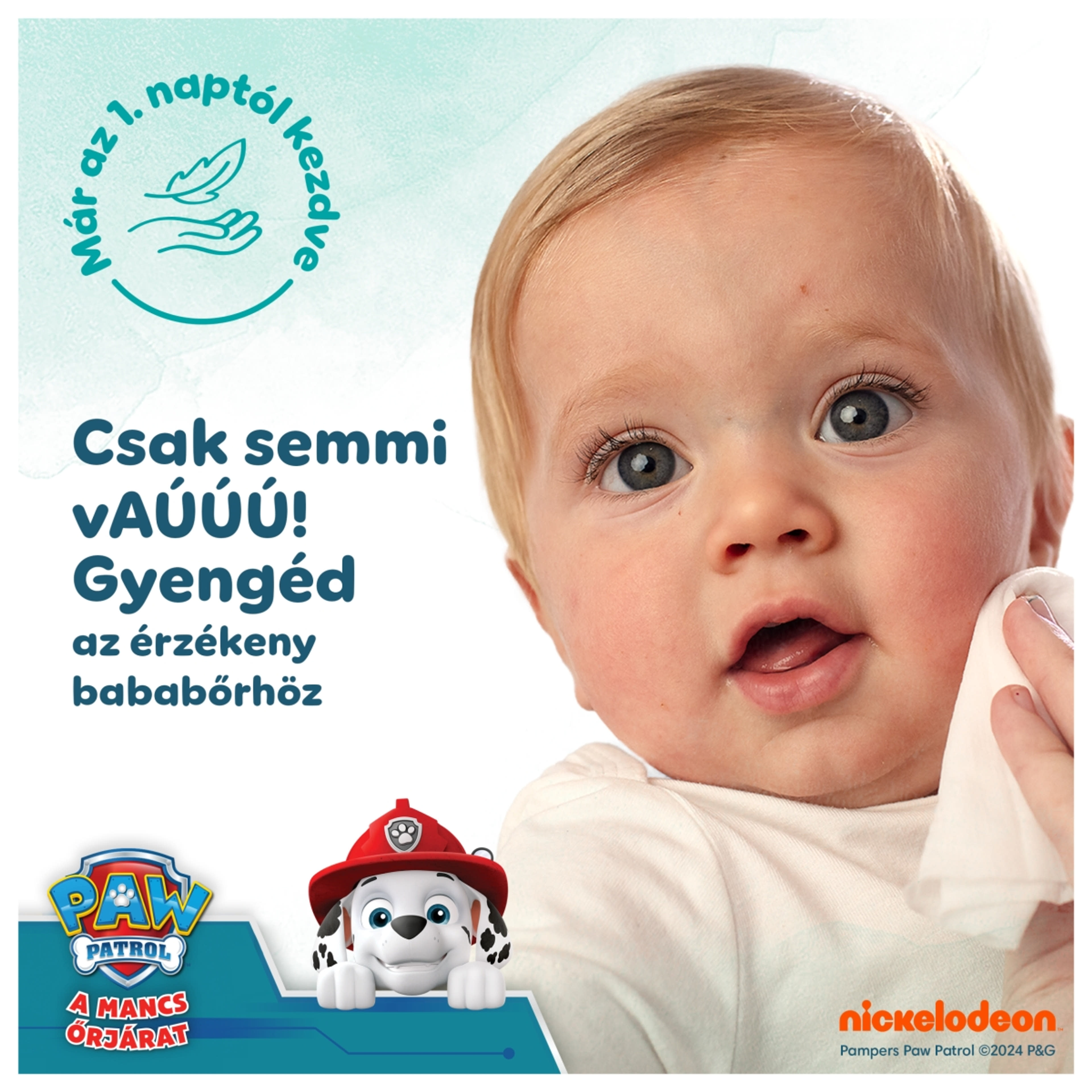 Pampers Harmonie Aqua nedves törlőkendő - 720 db-5