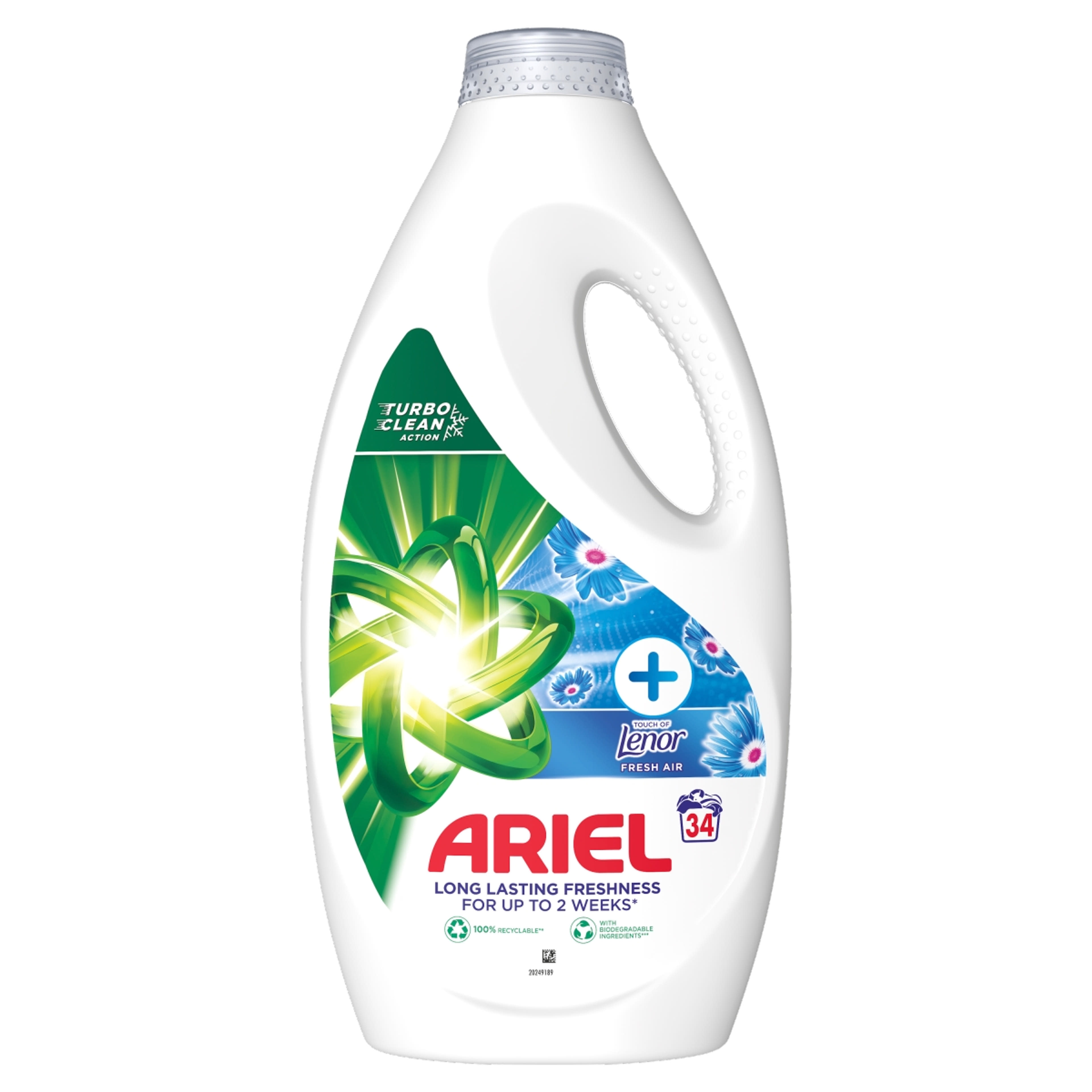 Ariel Fresh Air folyékony mosószer 34 mosáshoz - 1700 ml-1