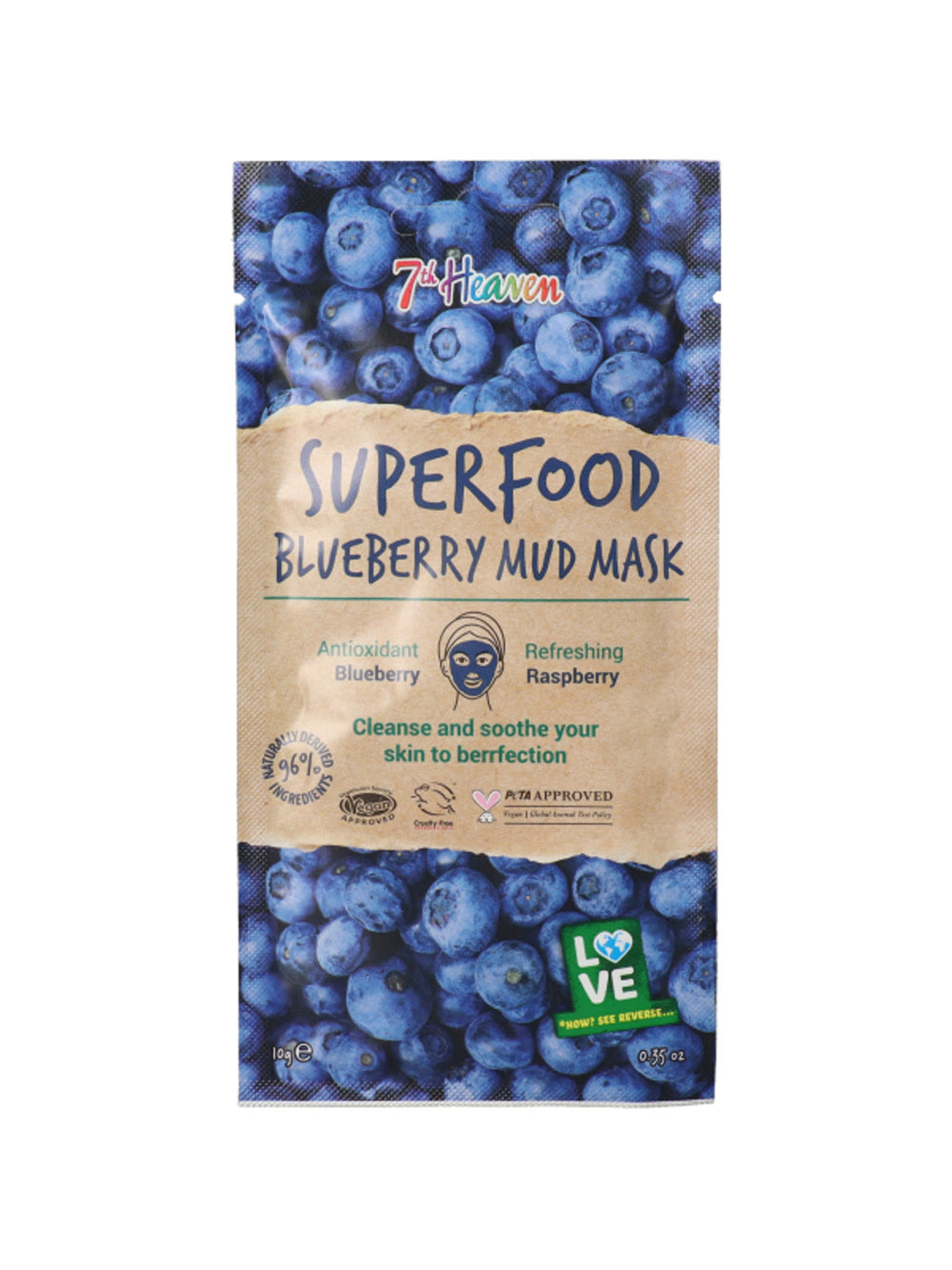 7th Heaven Superfood áfonya iszapmaszk - 10 g