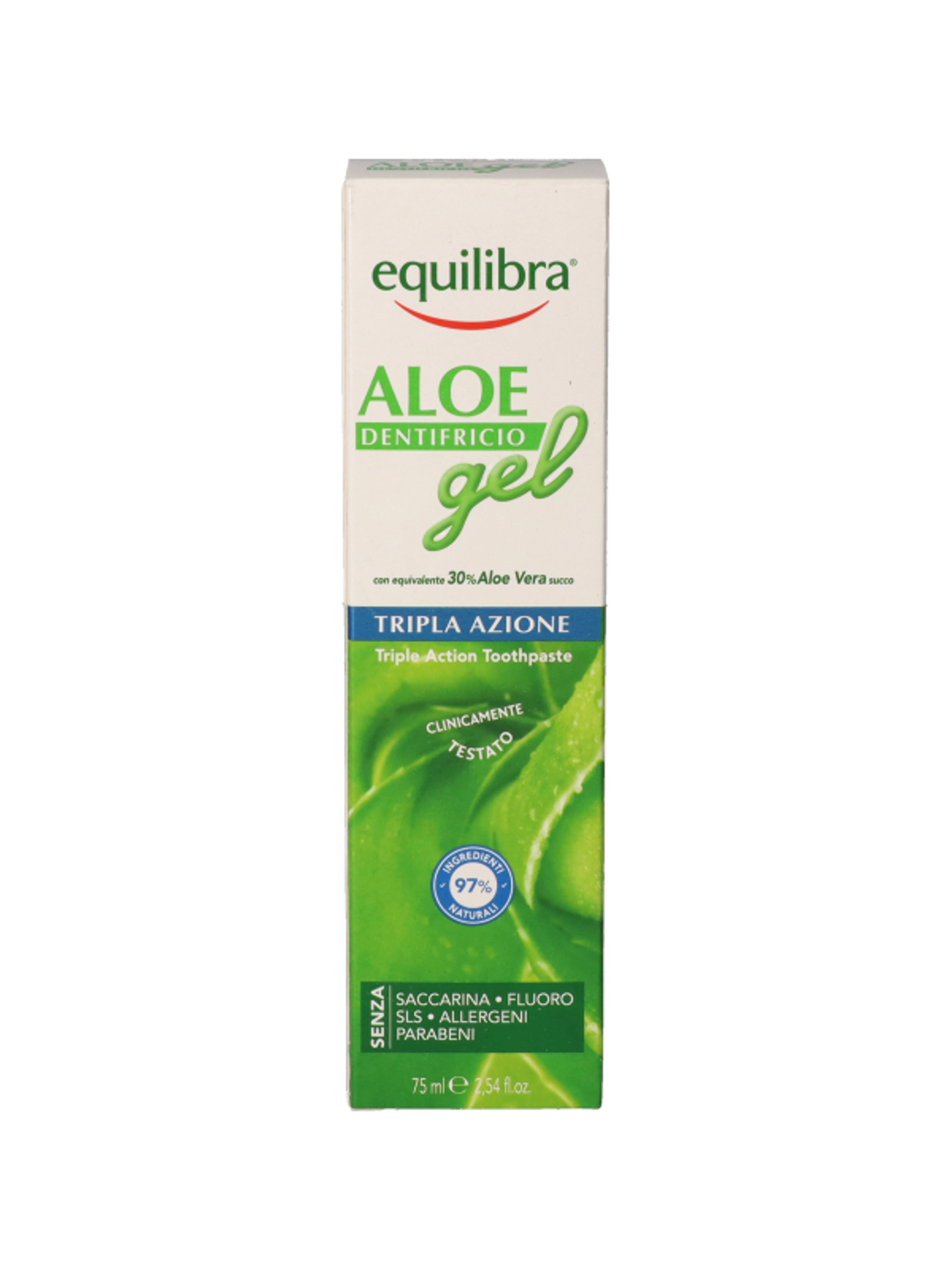 Equilibra Aloe Gel fogkrém - 75 ml