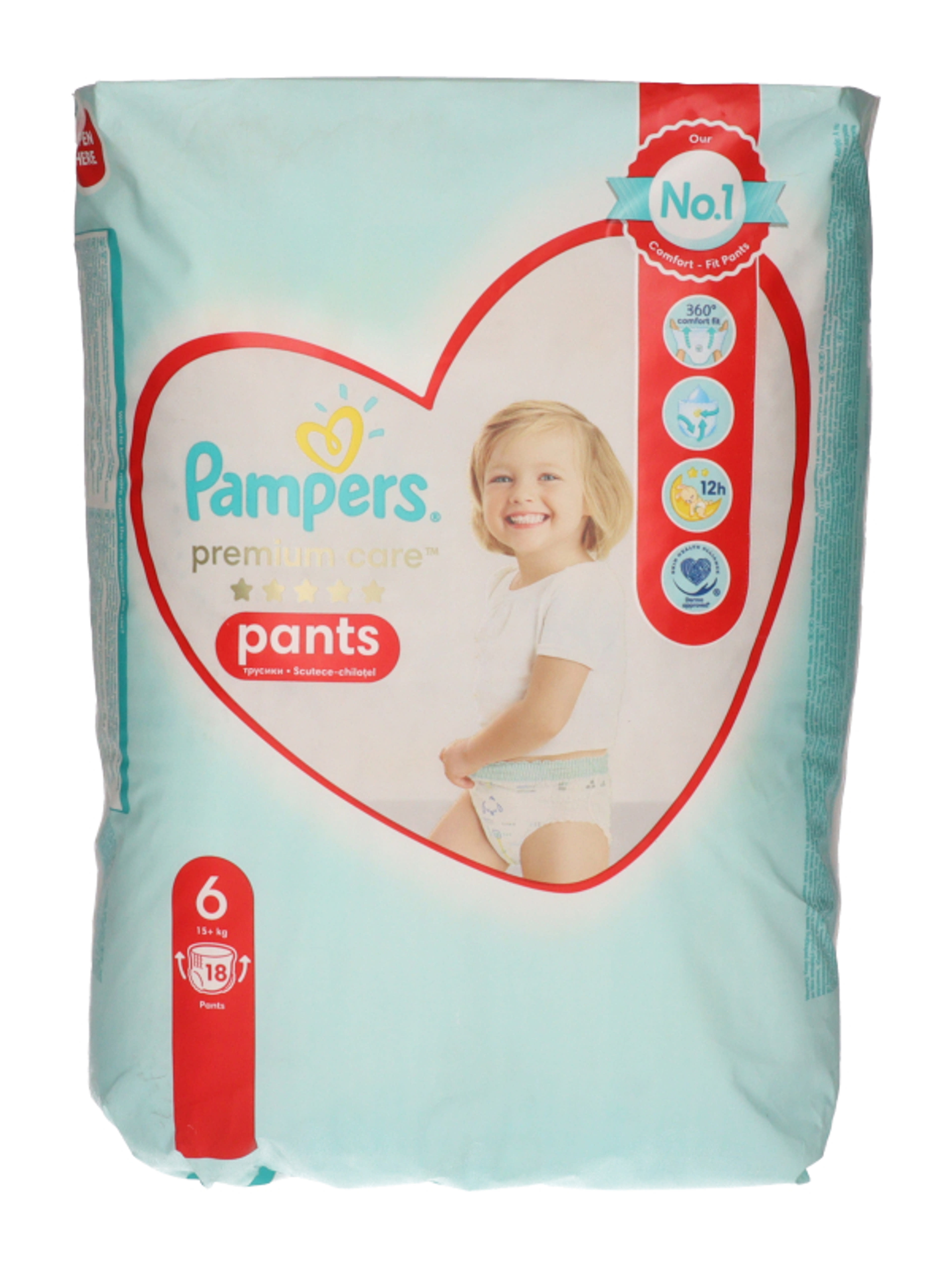 Pampers premium care pants 6-os 15+kg - 18 db