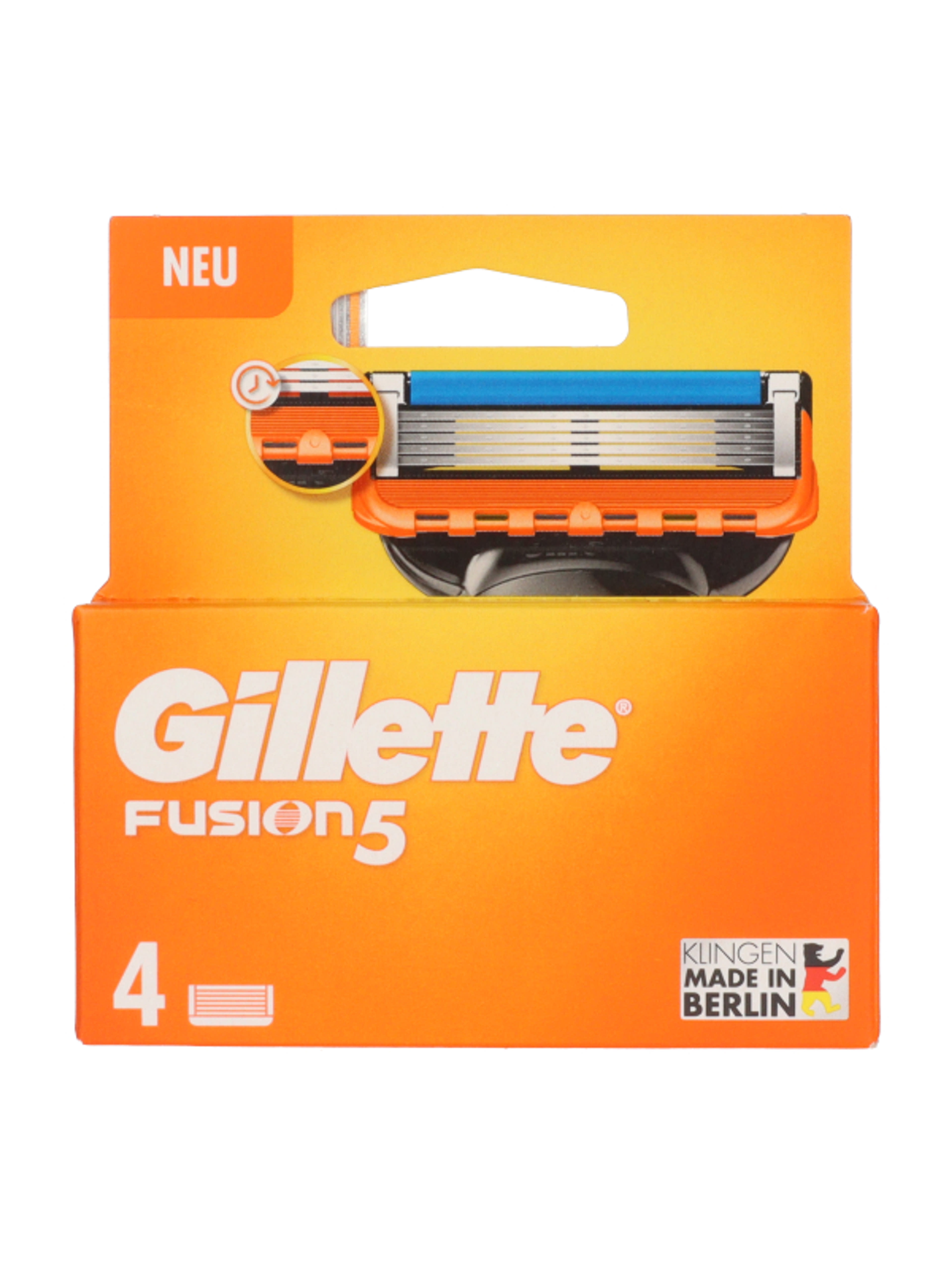 Gillette Fusion5 borotvabetét 5 pengés - 4 db