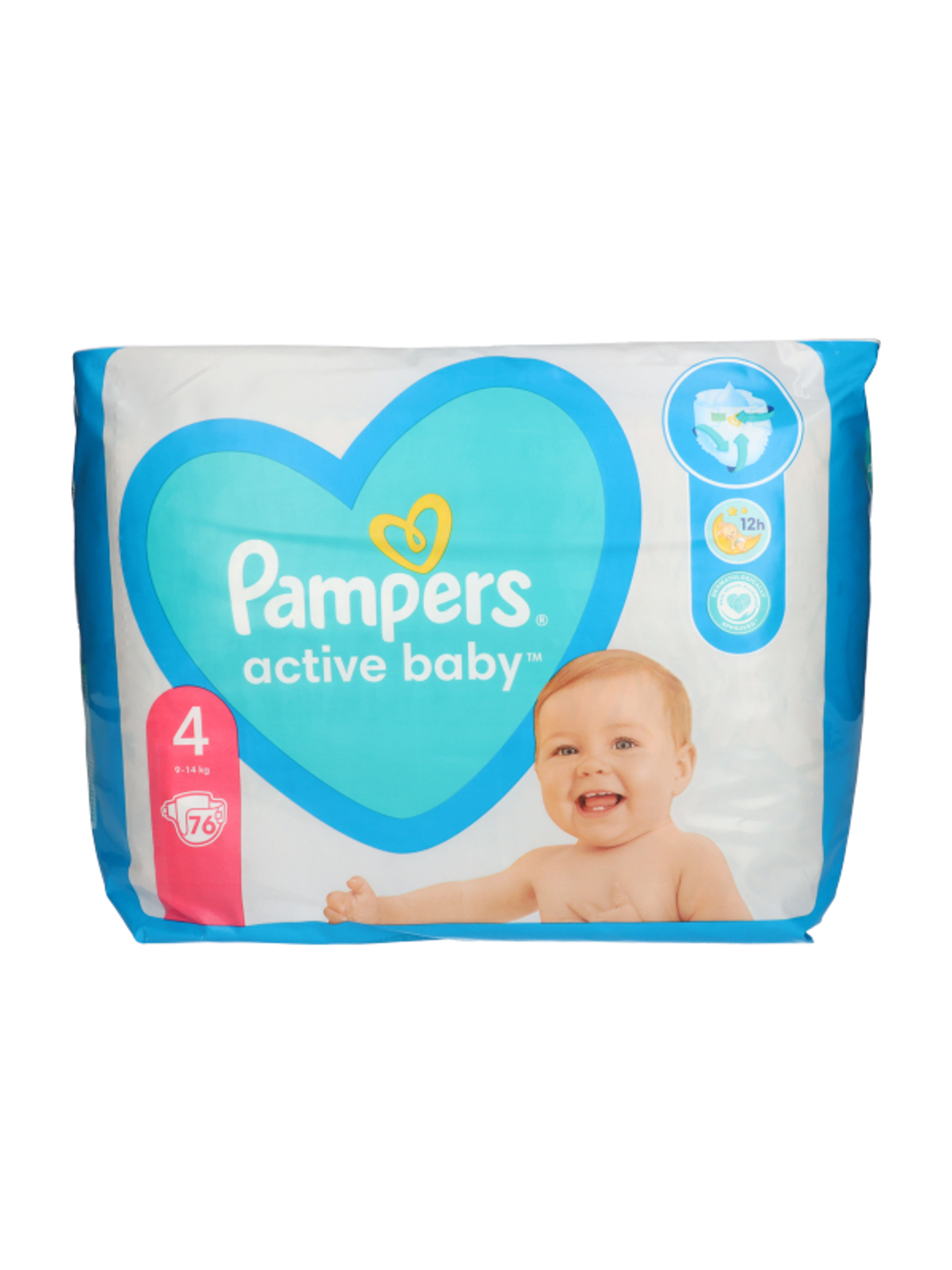 Pampers Active Baby Giant Pack Pelenka 4 - 76 db-3