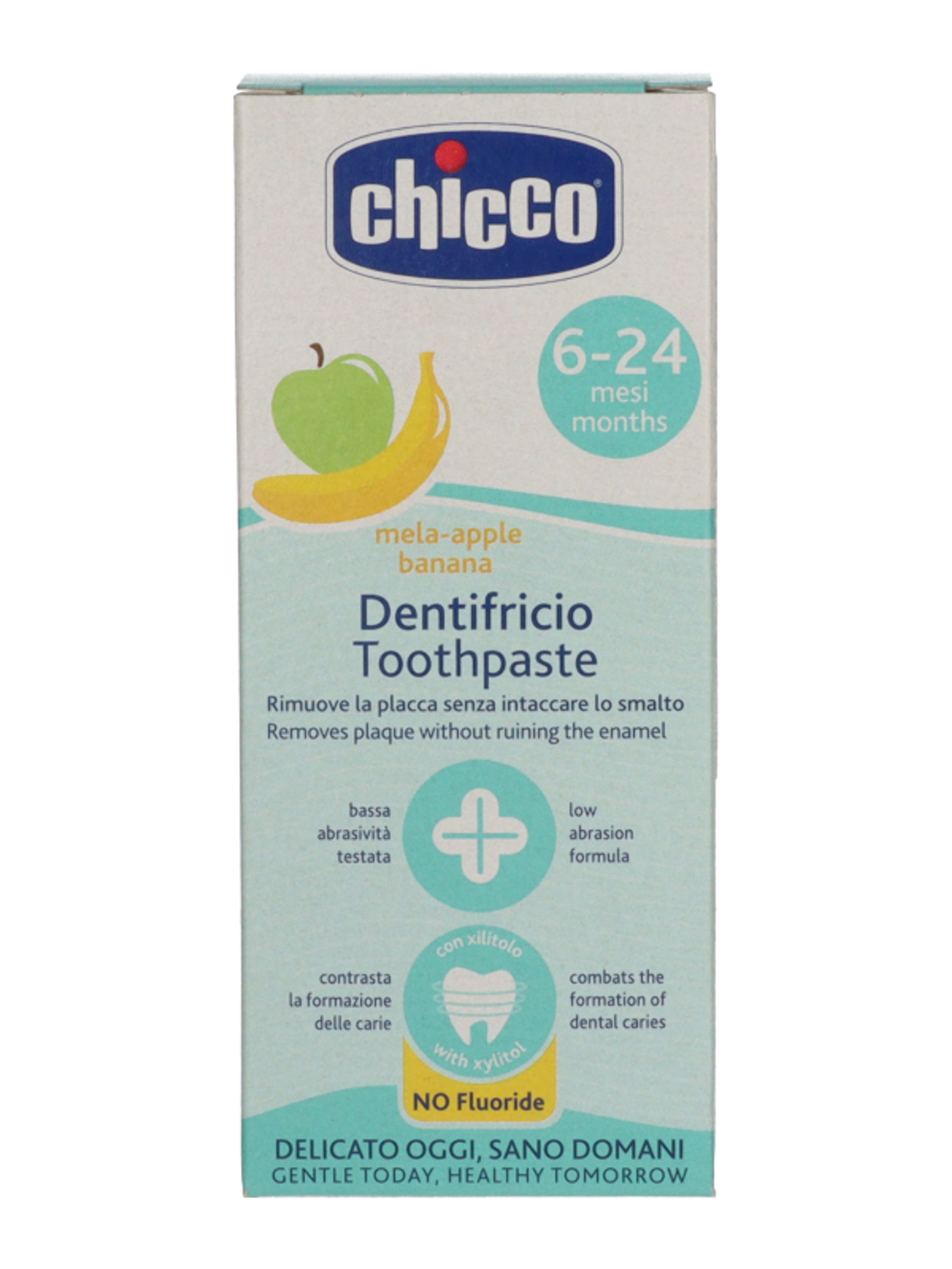 Chicco Fogkrém Alma- Banán Ízű 6 Hónapos Kortól - 50 ml-3