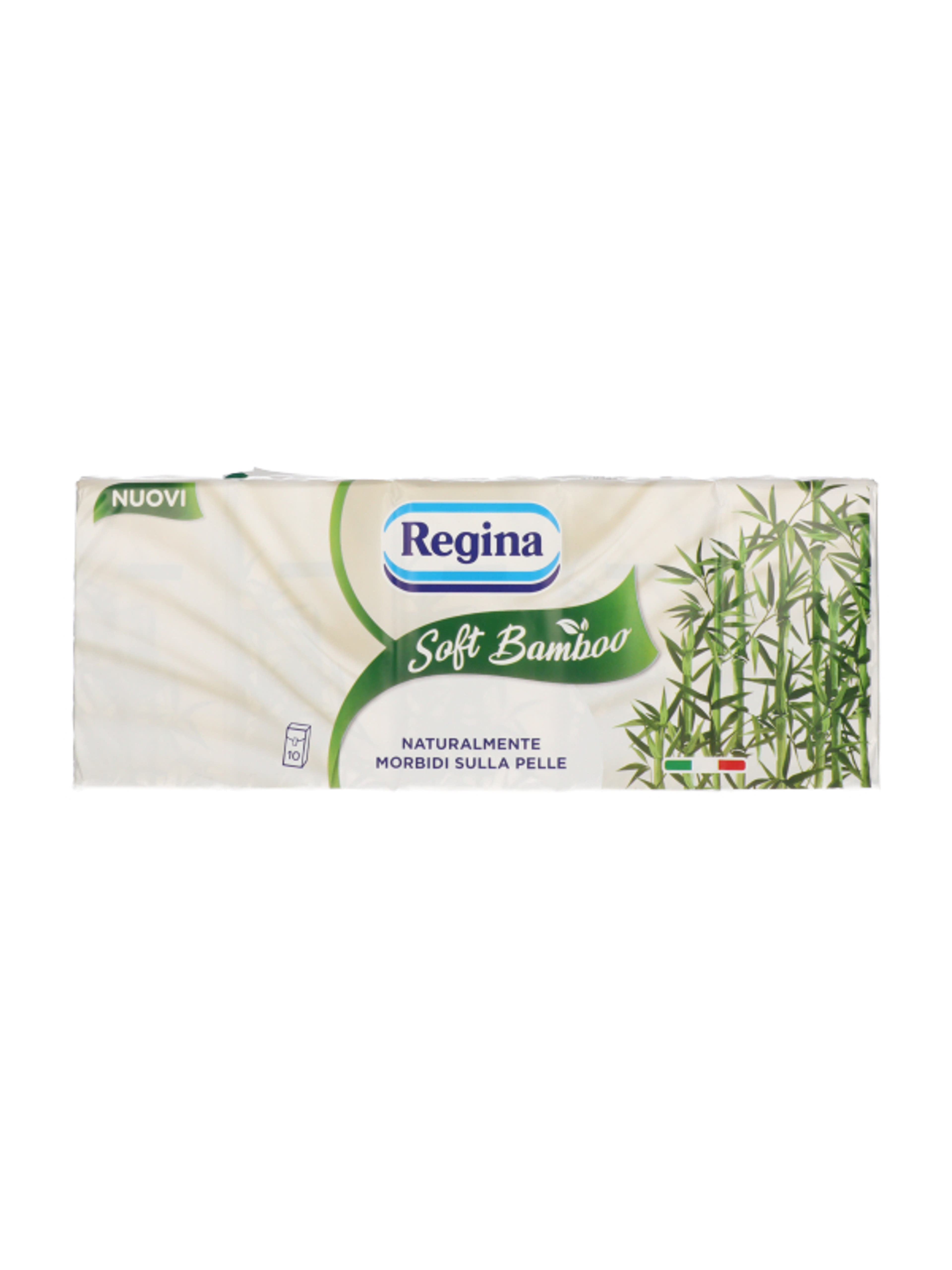 Regina Soft Bamboo papírzsebkendő 4 rétegű, 10x9 db - 90 db