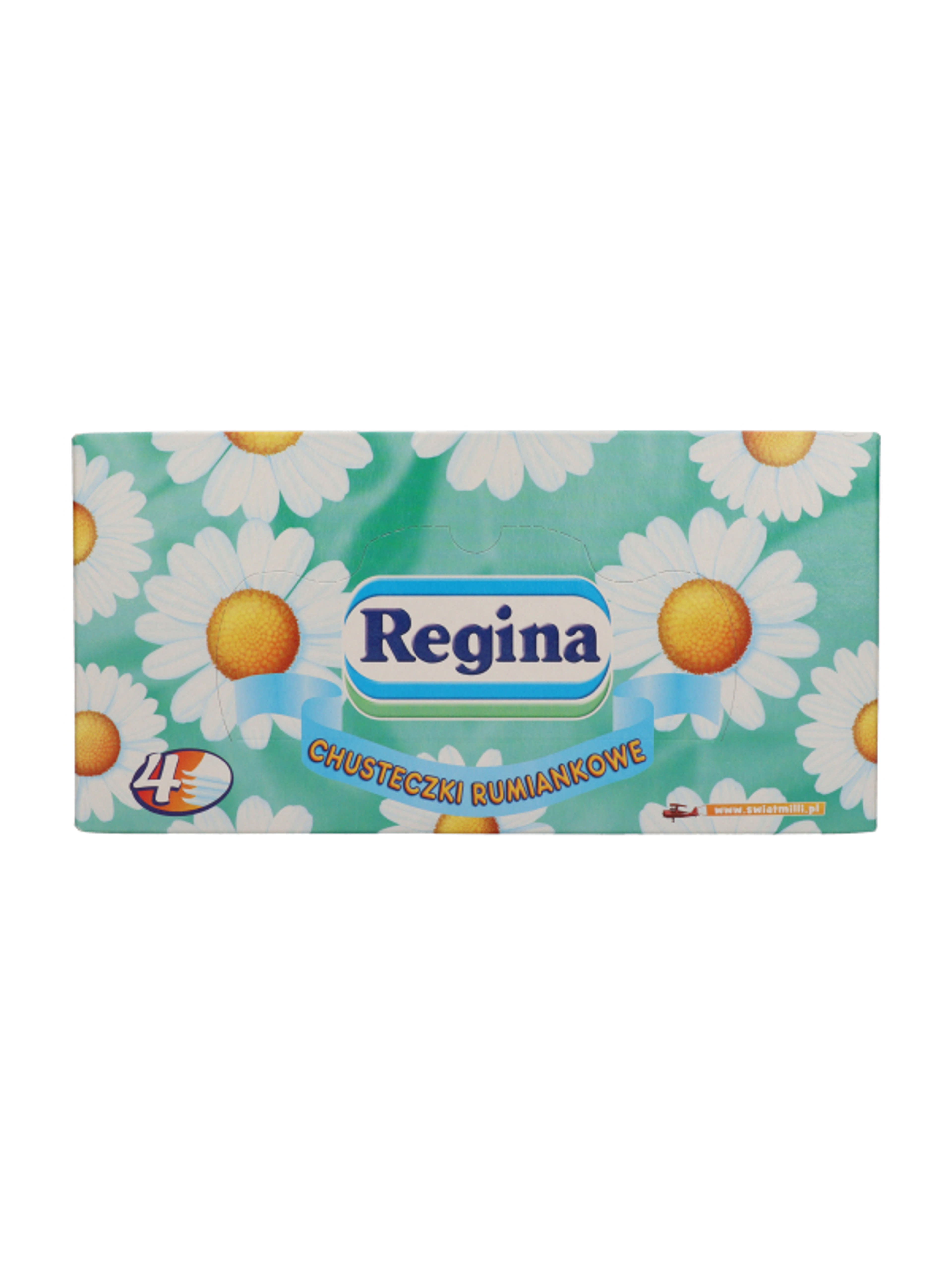 Regina Camomilla dobozos zsebkendő 4 rétegű - 96 db-1