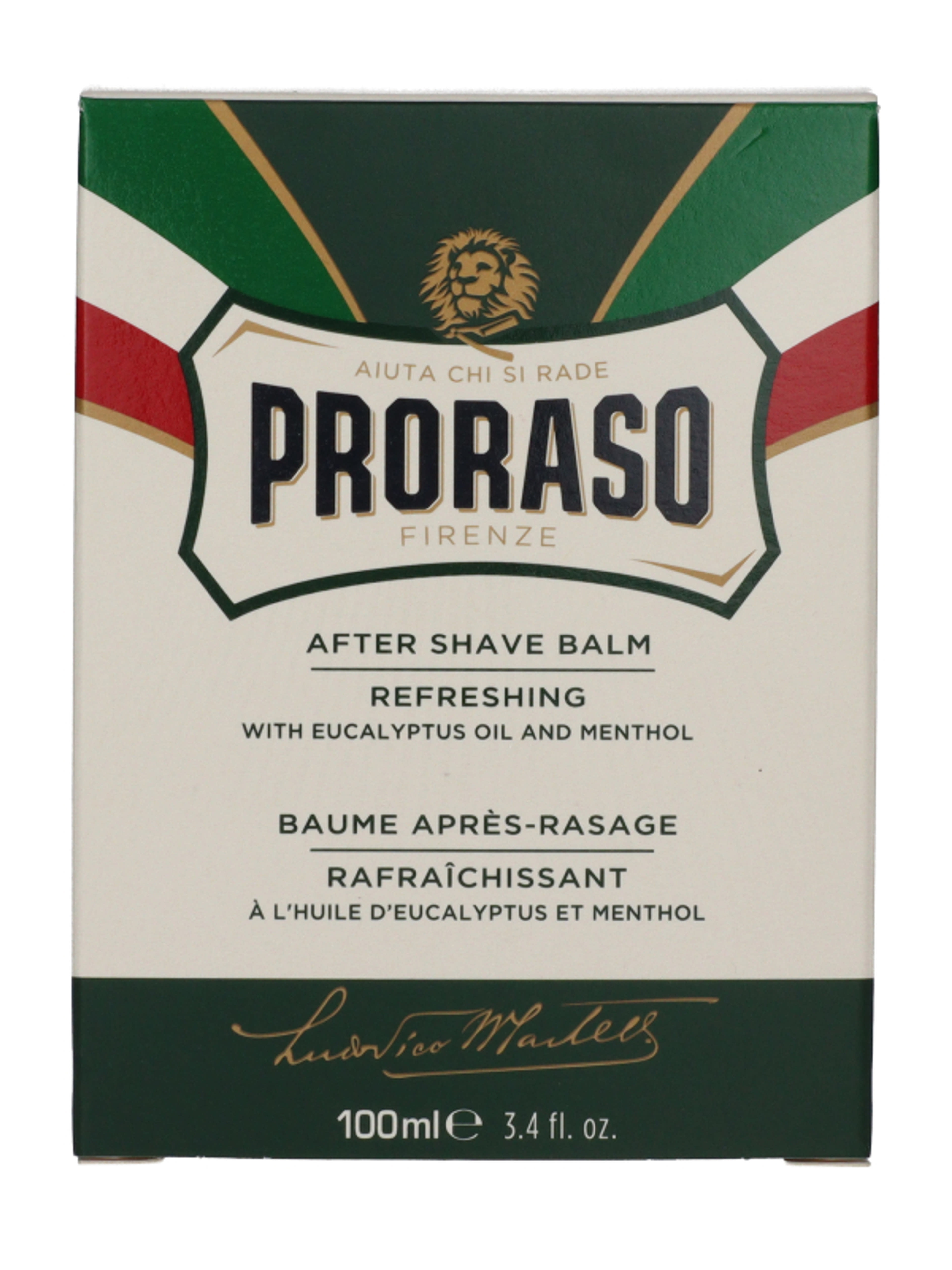 Proraso after shave balzsam, eukalitusz&mentol - 100 ml-2