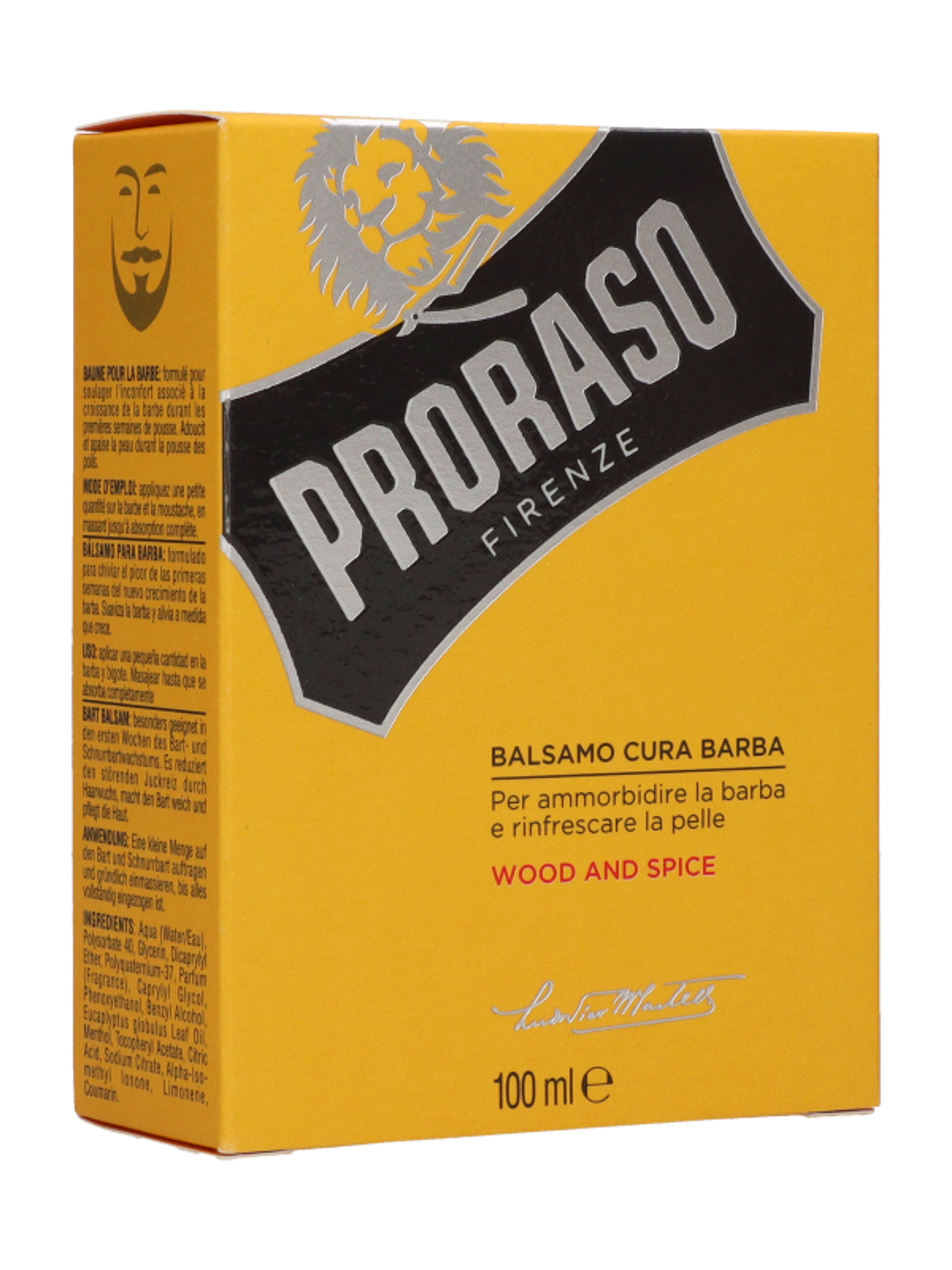 Proraso Wood&Spice szakállbalzsam - 100 ml-5