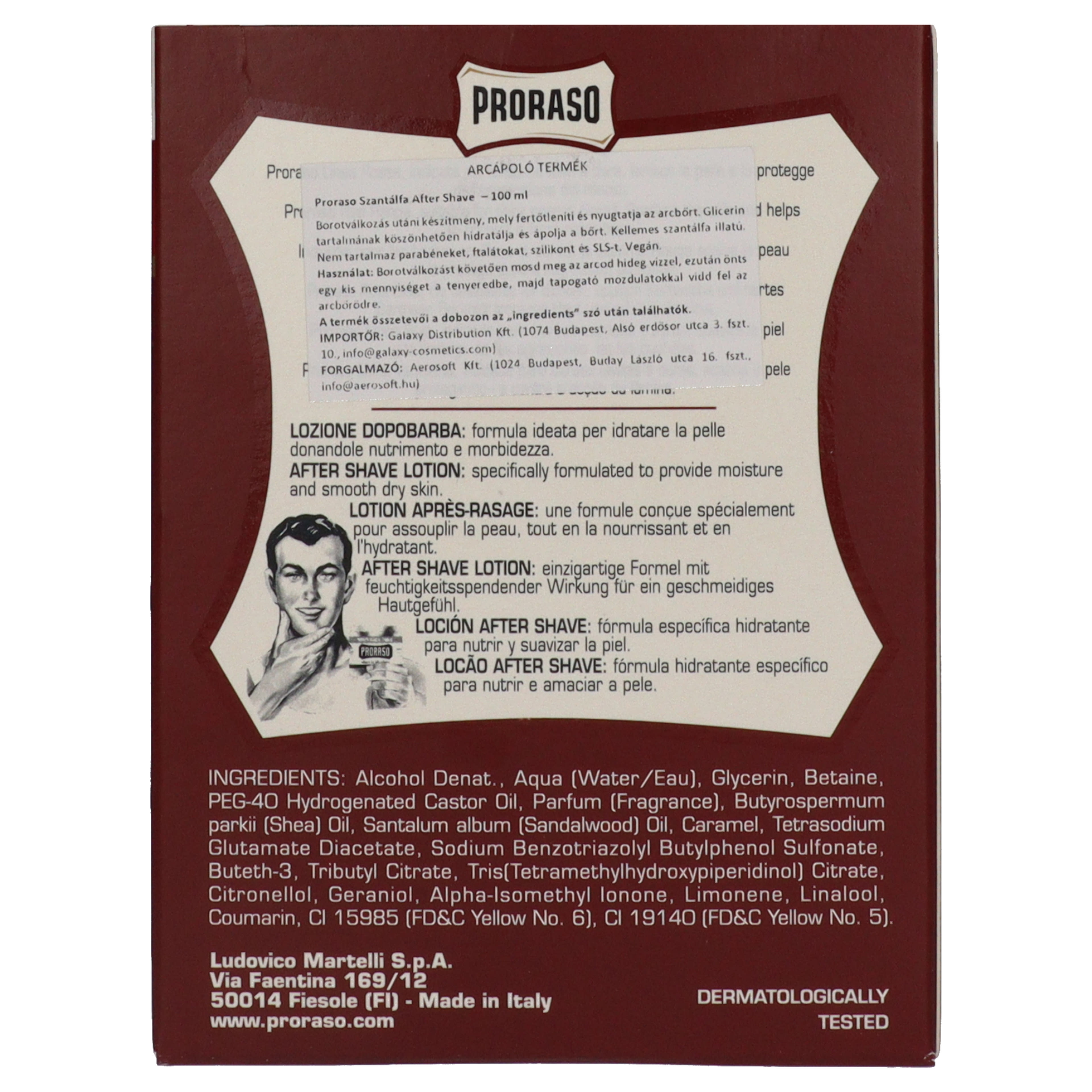 Proraso after shave balzsam szantálfa - 100 ml-3