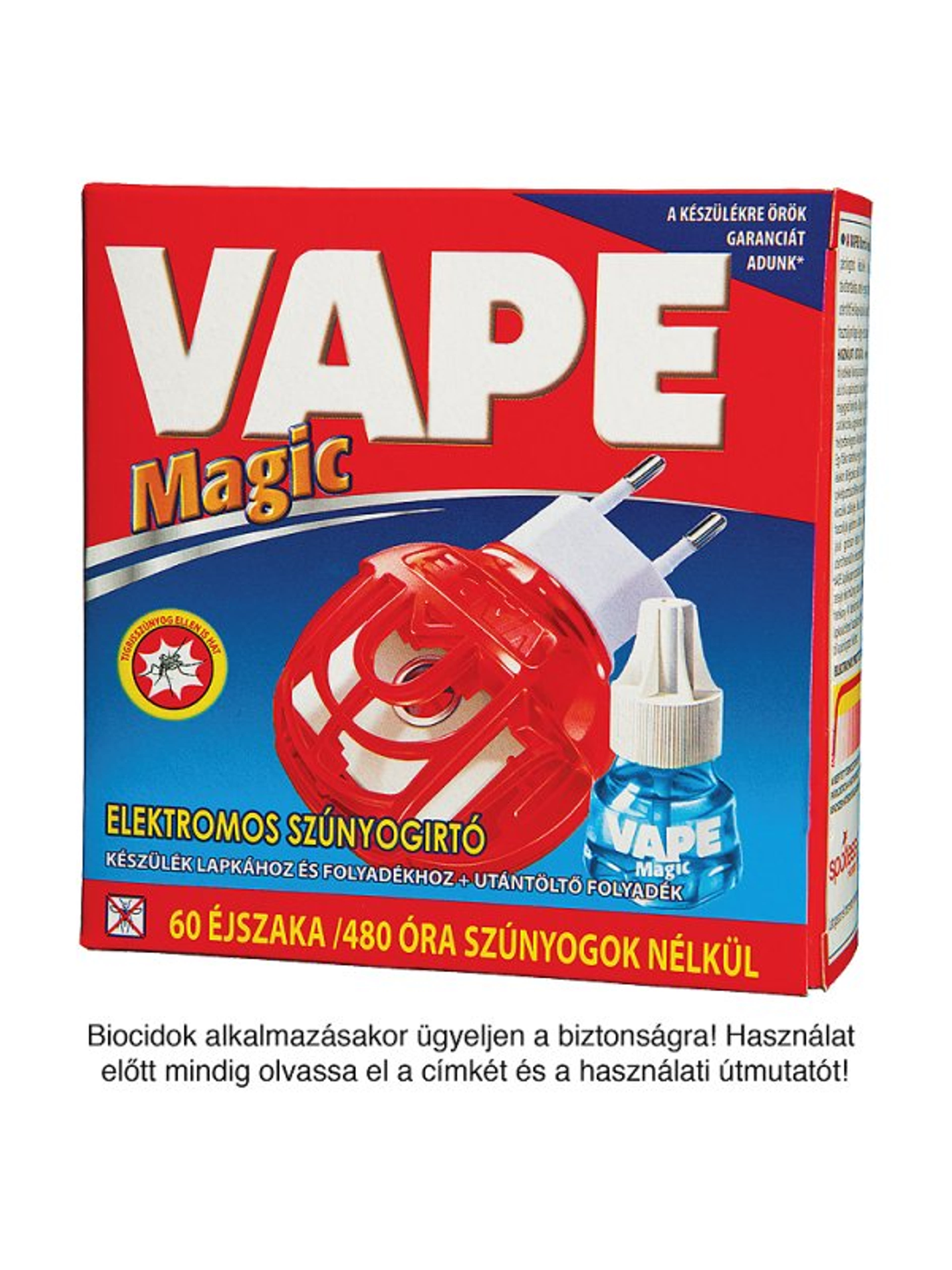 Vape Magic Elektromos Szúnyogírtó Készülék És Utántöltő Folyadék - 36 ml